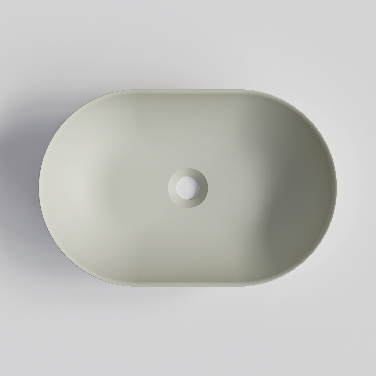 OVAL LIGHT GREY VILLASTON BATHROOM BASIN