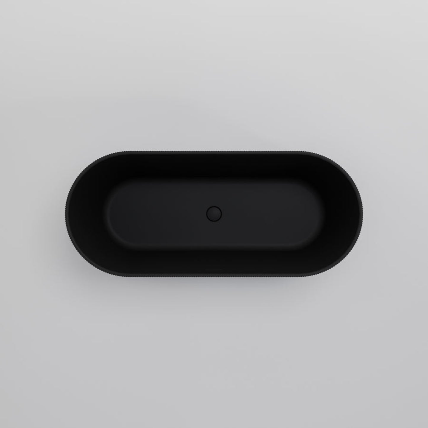 PILLAR ACRYLIC 1700 FREESTANDING BATH MATTE BLACK