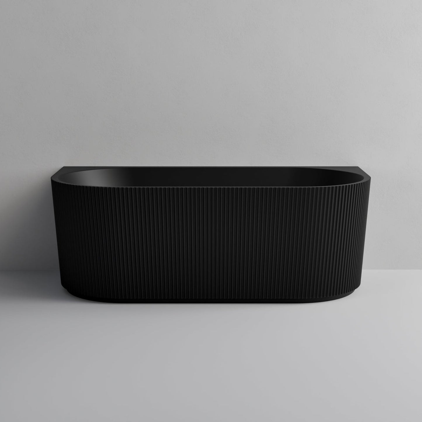 BACK TO WALL 1670 BATH MATTE BLACK