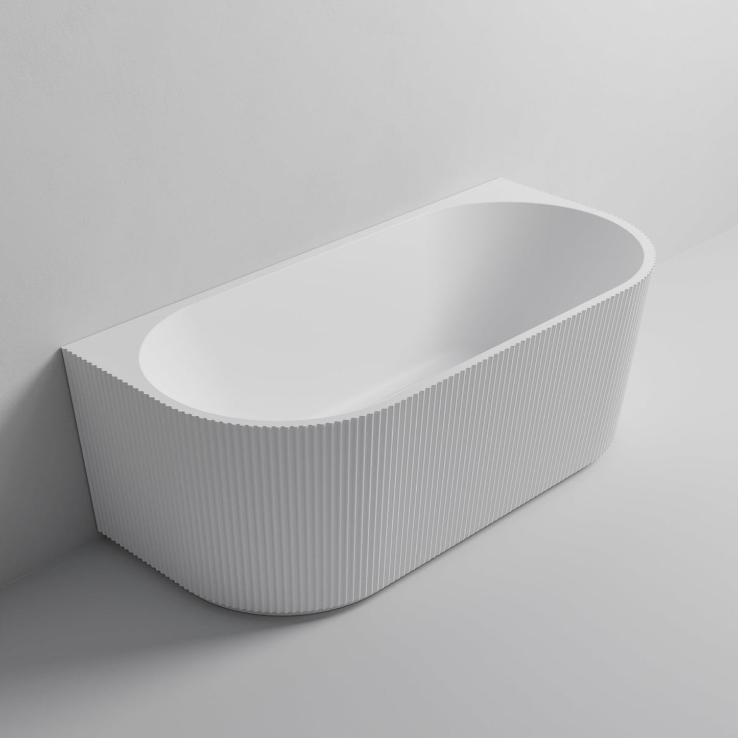 BACK TO WALL 1670 BATH MATTE WHITE