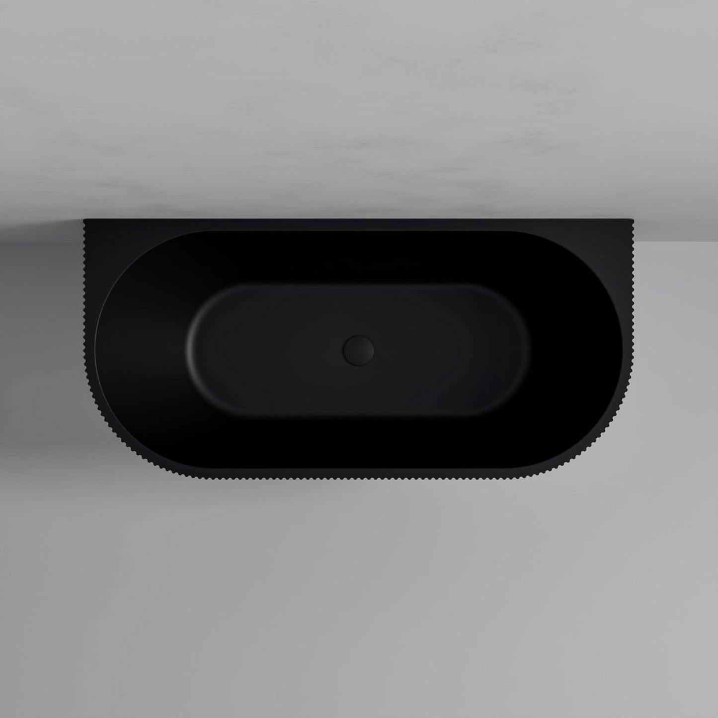 BACK TO WALL 1670 BATH MATTE BLACK