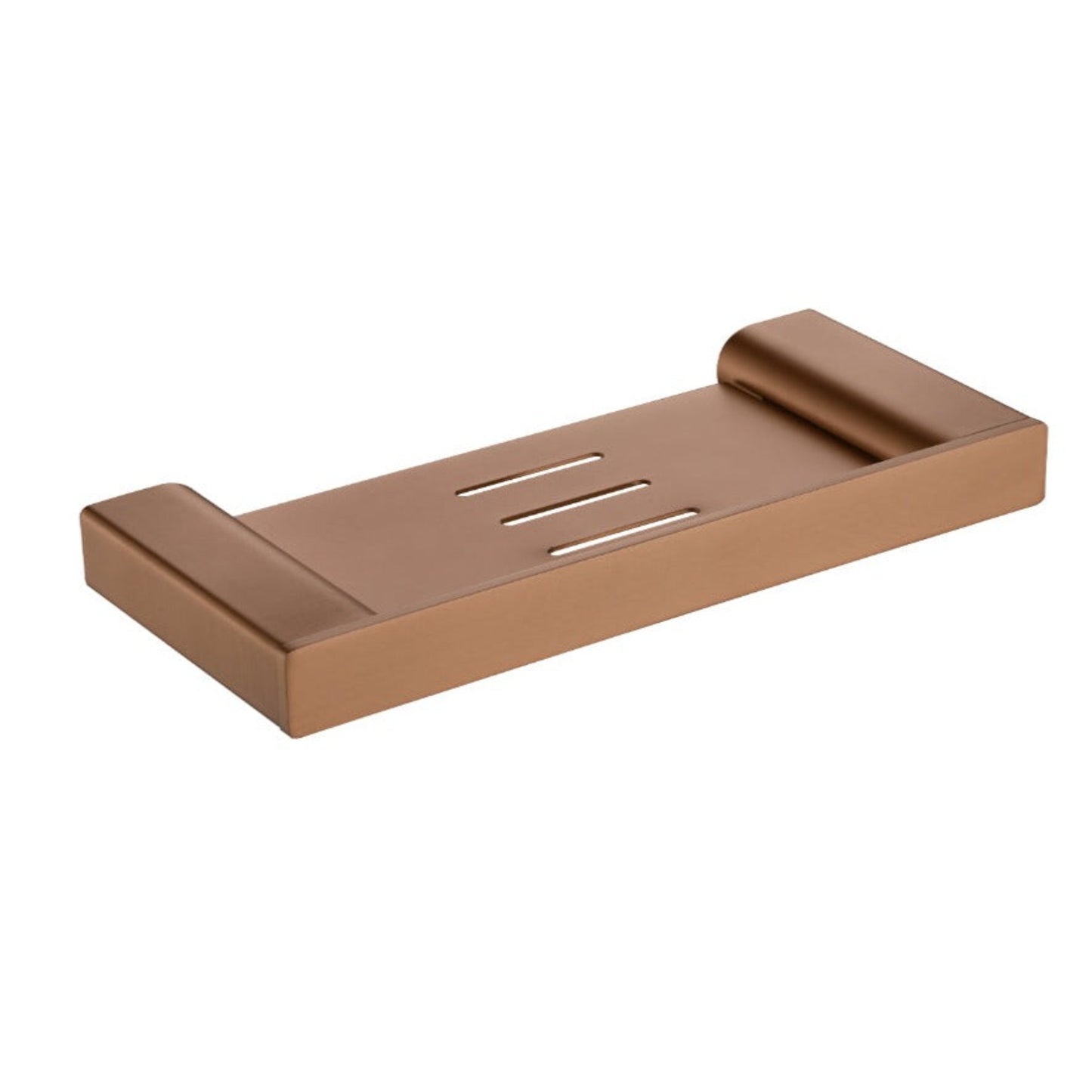 CODE PURE 250 METAL SHOWER SHELF BRUSHED COPPER