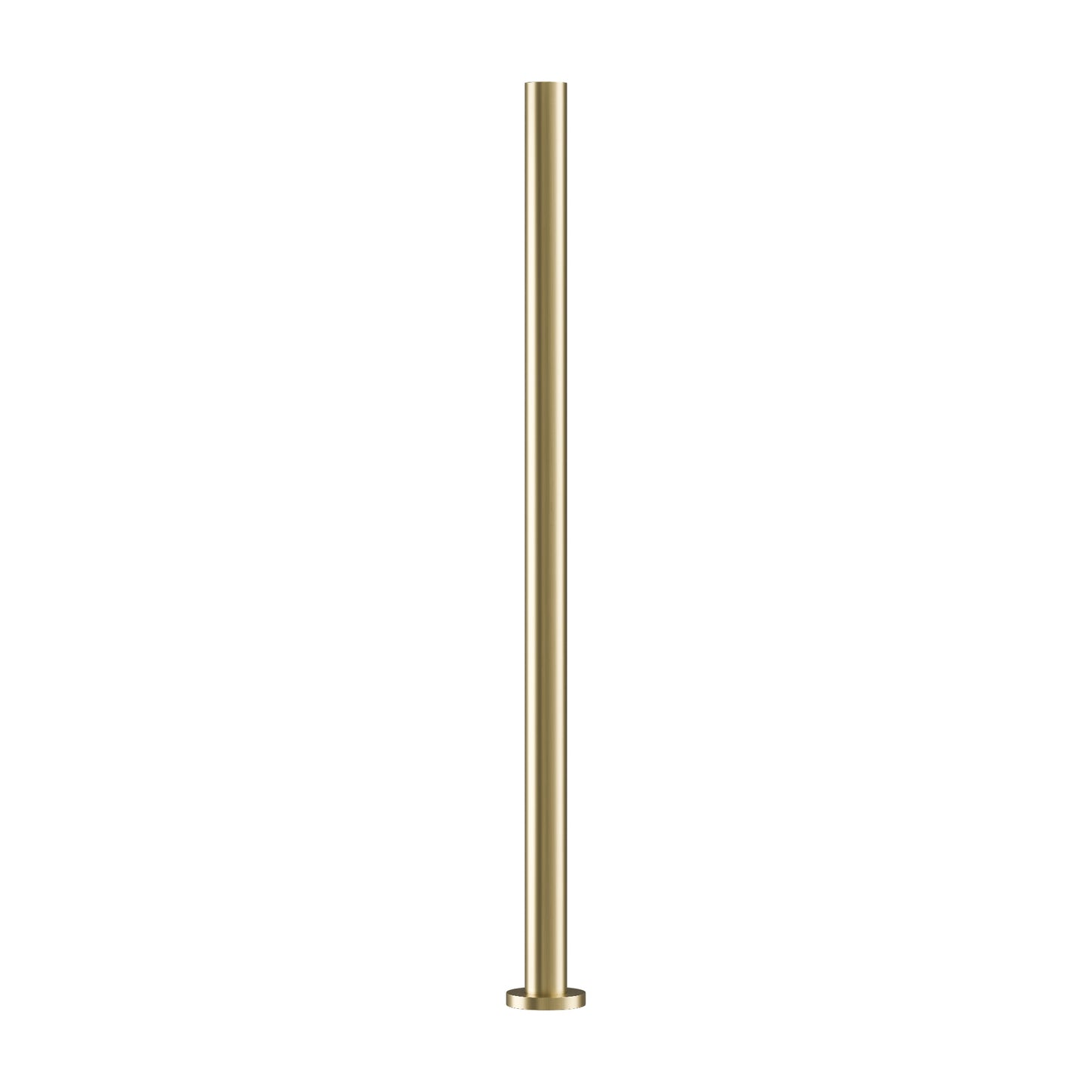CODE PURE FREESTANDING HEATED TOWEL RAIL 1100MM BRUSHED BRASS