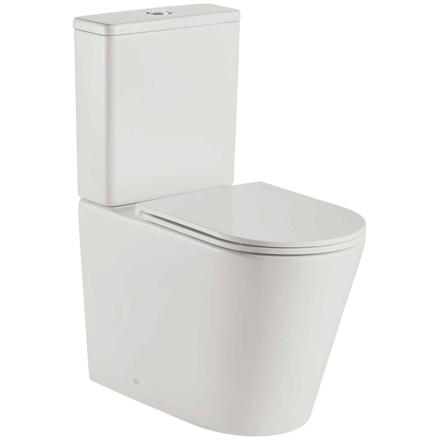 OVERHEIGHT BACK TO WALL TOILET SUITE MATTE WHITE