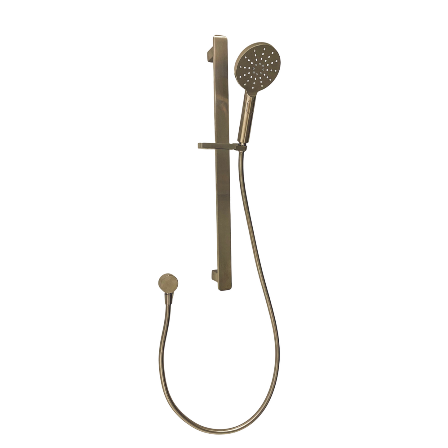 CODE PURE ROUND ADJUSTABLE SLIDE SHOWER BRUSHED NICKEL
