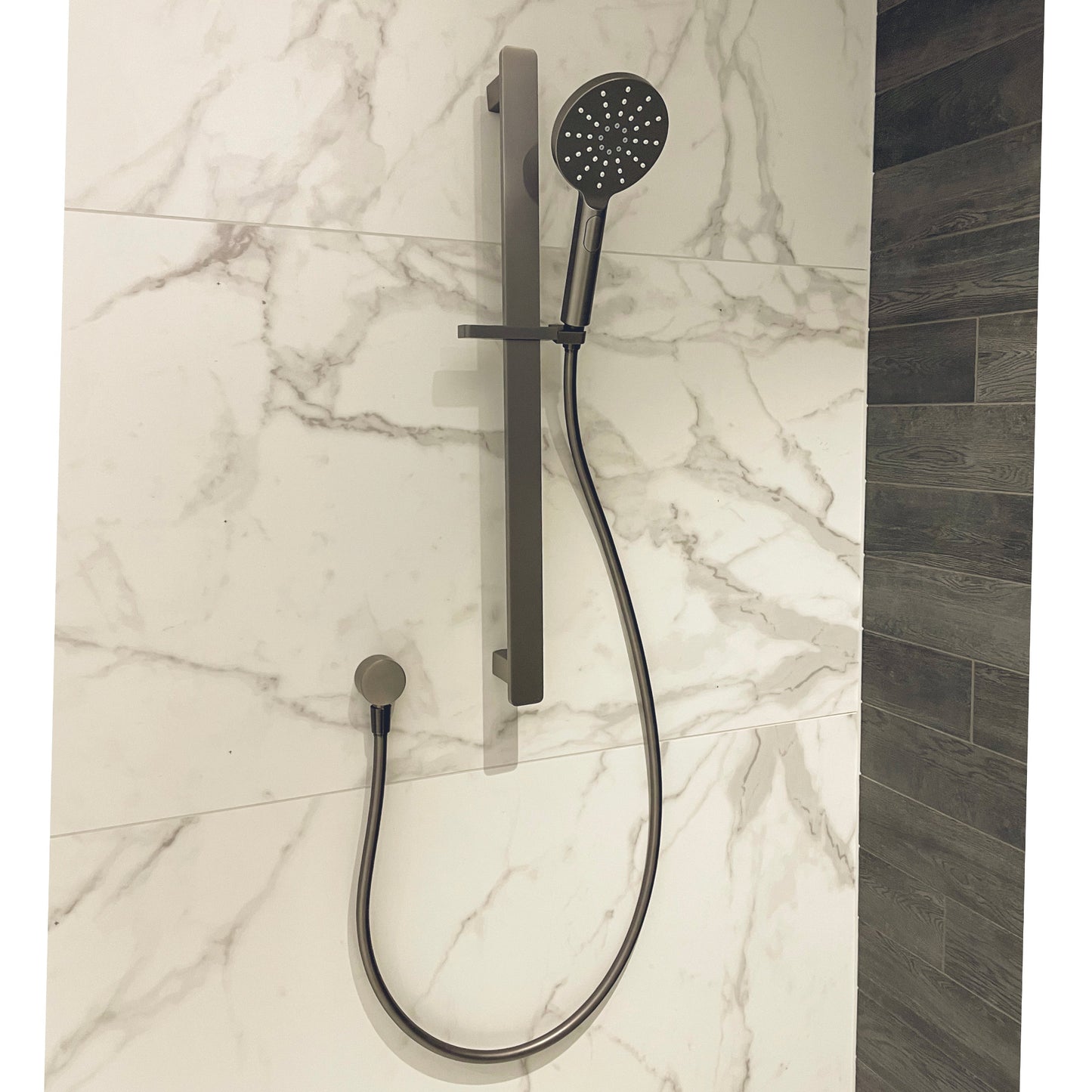 CODE PURE ROUND ADJUSTABLE SLIDE SHOWER GUNMETAL