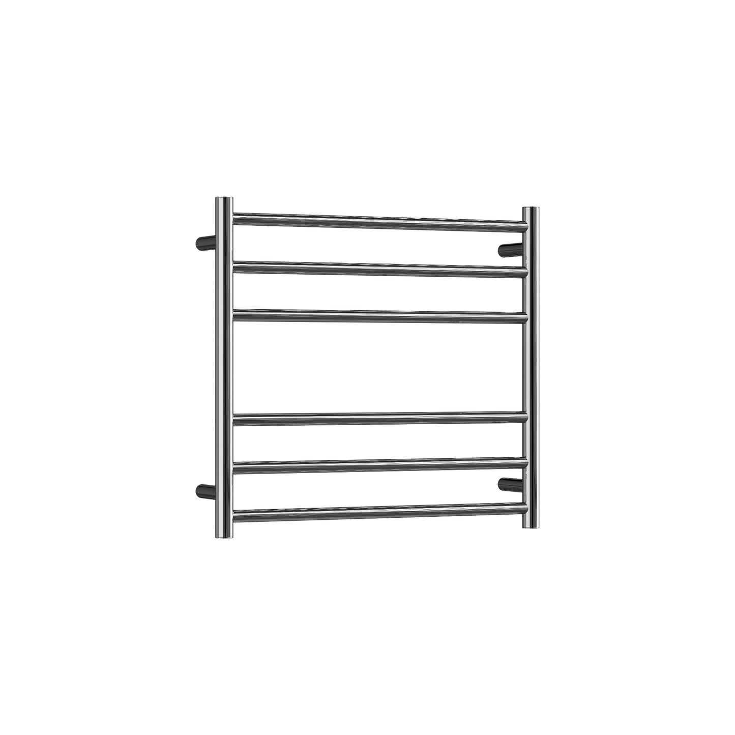 CODE ROUND HEATED TOWEL LADDERS 600X650 CHROME