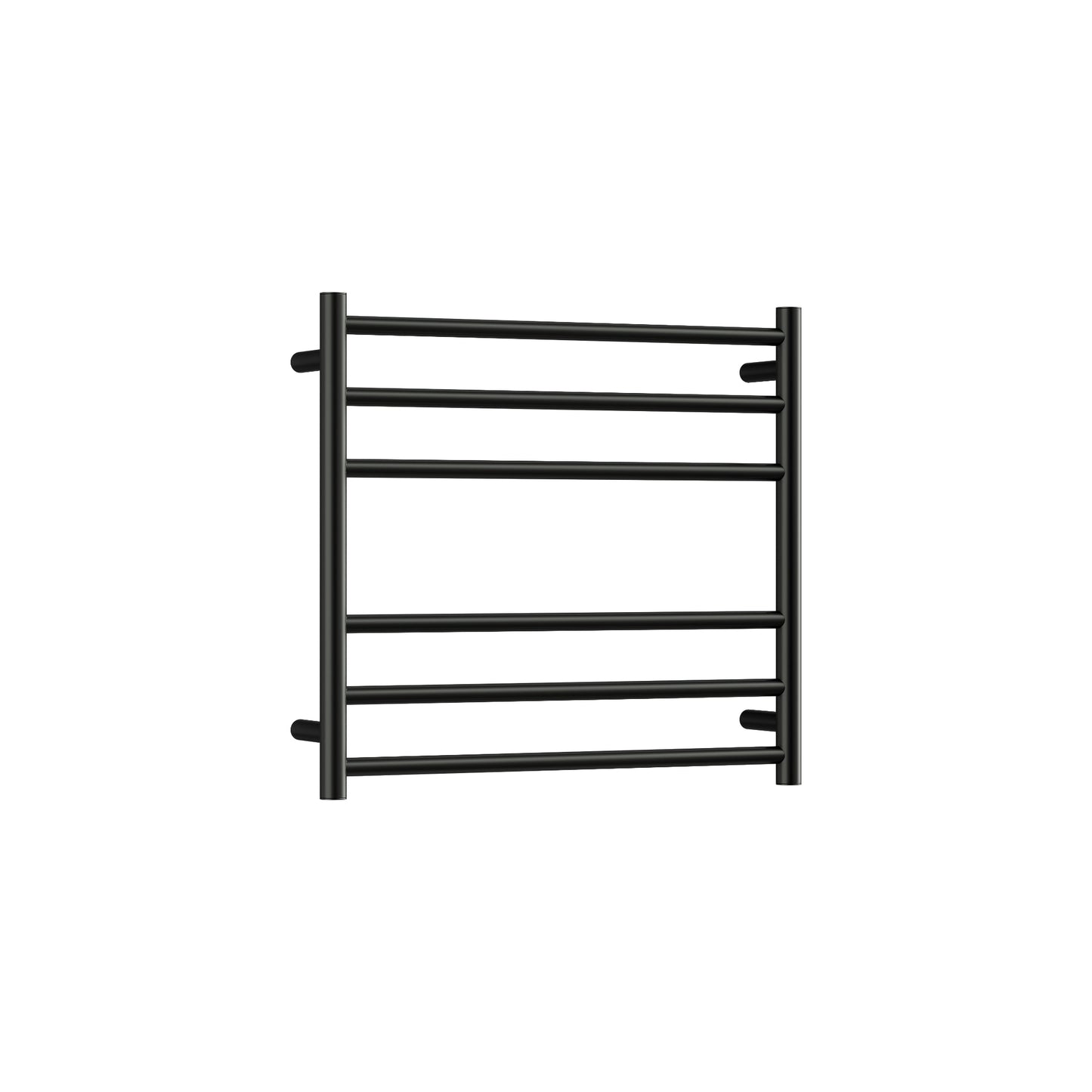 CODE ROUND HEATED TOWEL LADDERS 600X650 GUNMETAL