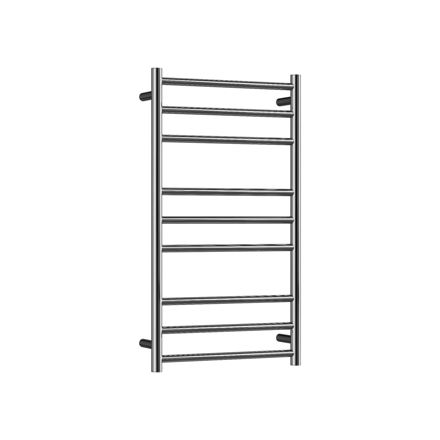 CODE ROUND HEATED TOWEL LADDERS 900X500 CHROME