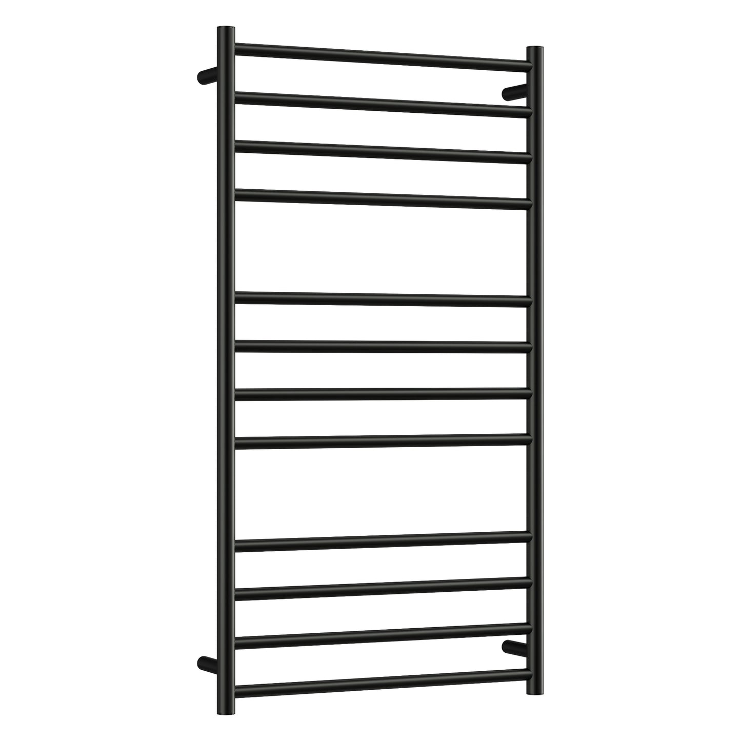 CODE ROUND HEATED TOWEL LADDER 1200X650 GUNMETAL