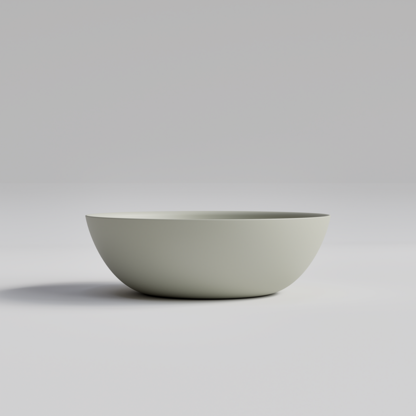 ROUND LIGHT GREY BATHROOM BASIN