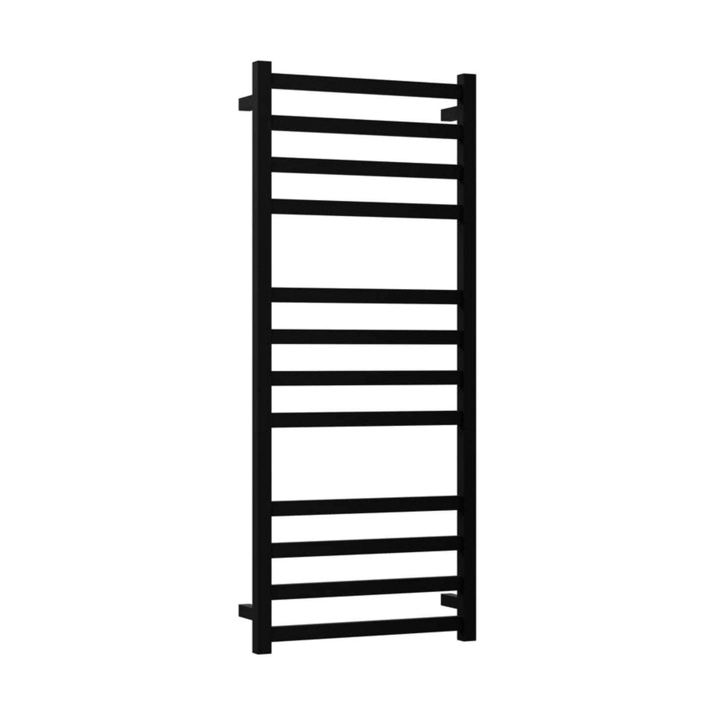 CODE SQUARE HEATED TOWEL LADDERS 1200X500 MATTE BLACK
