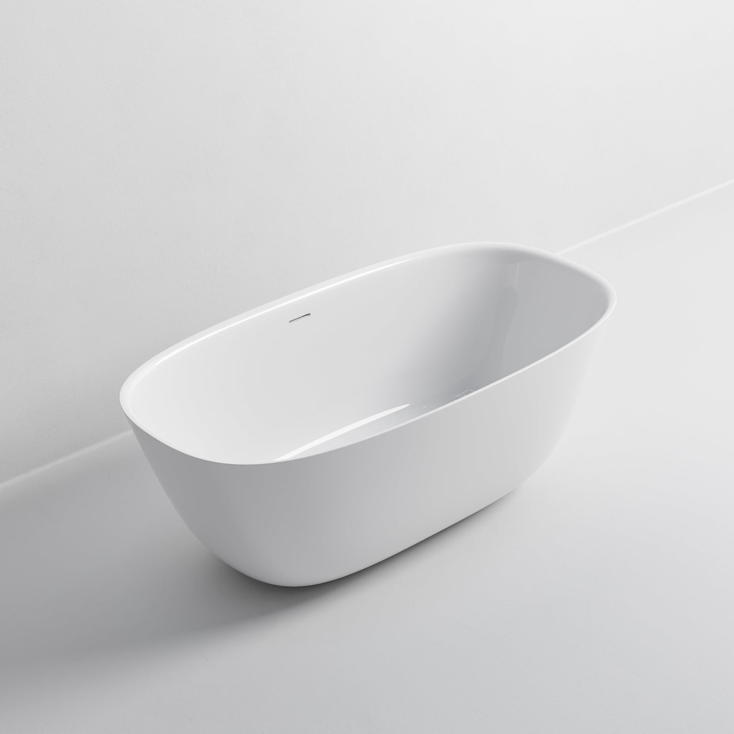 VILLASTONE 1500 FREESTANDING BATH GLOSS WHITE