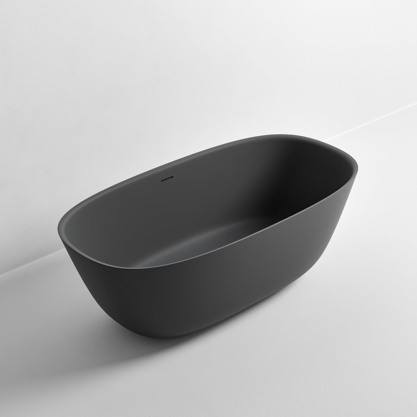 VILLASTONE 1600 FREESTANDING BATH DARK GREY