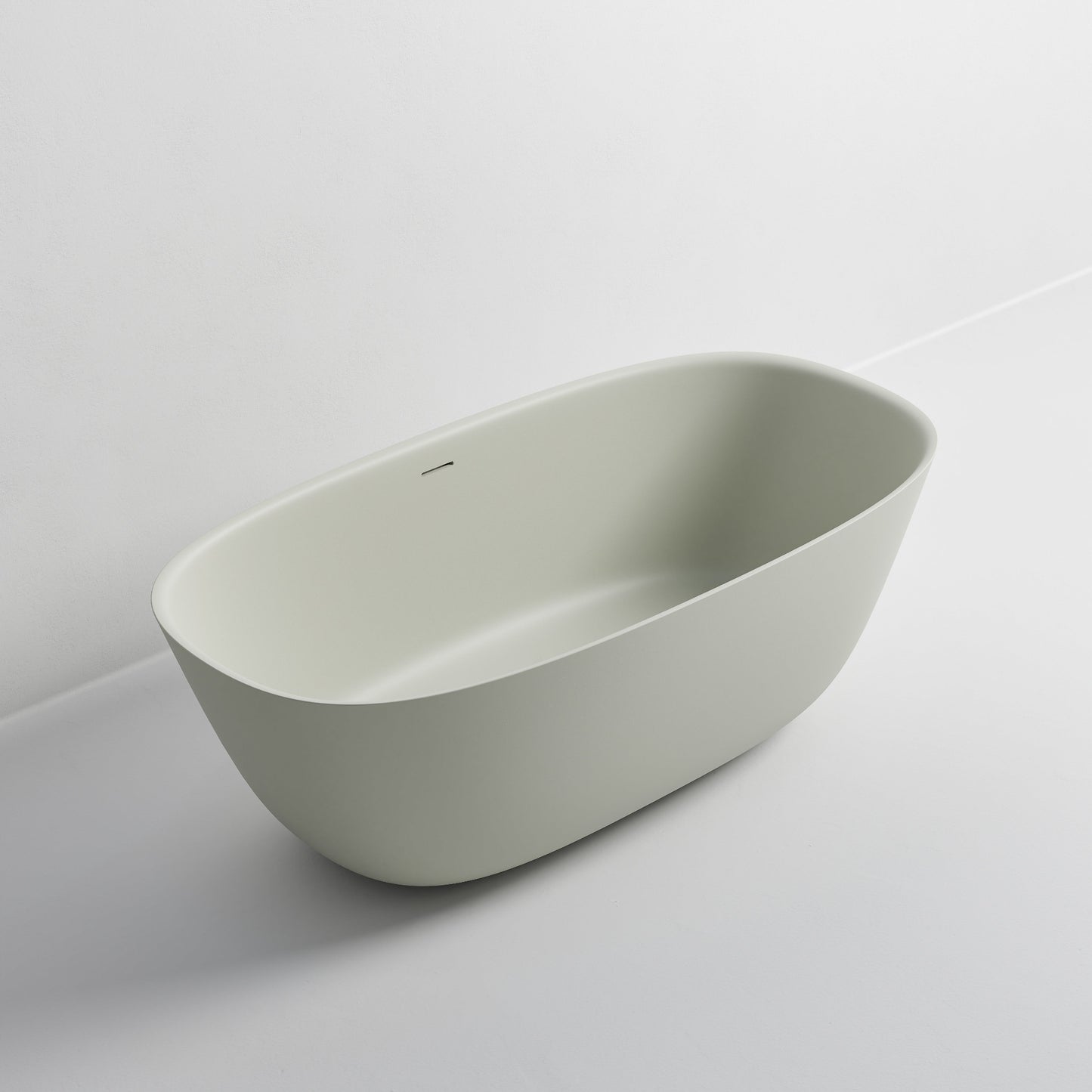 VILLASTONE 1600 FREESTANDING BATH LIGHT GREY