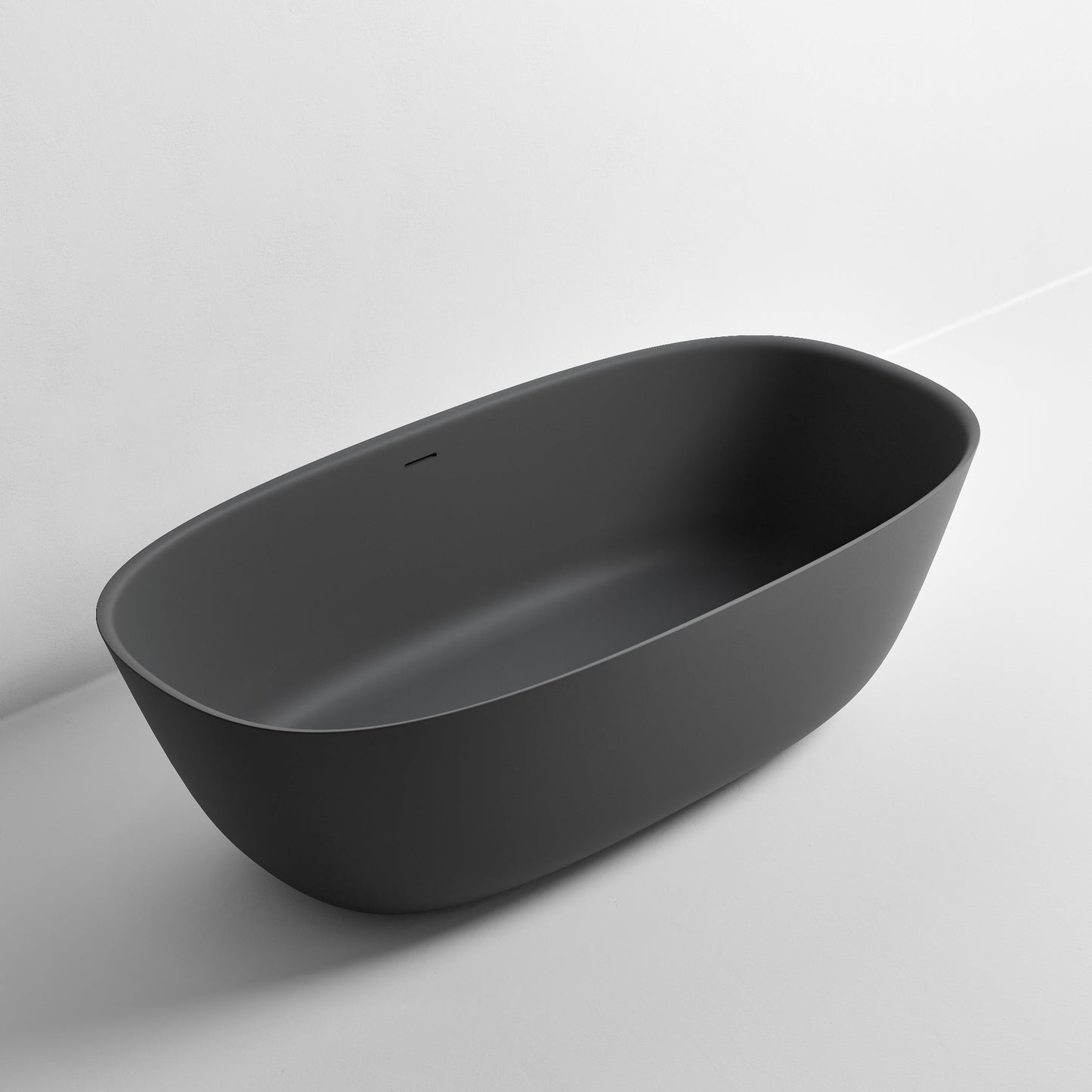 VILLASTONE 1800 FREESTANDING BATH DARK GREY
