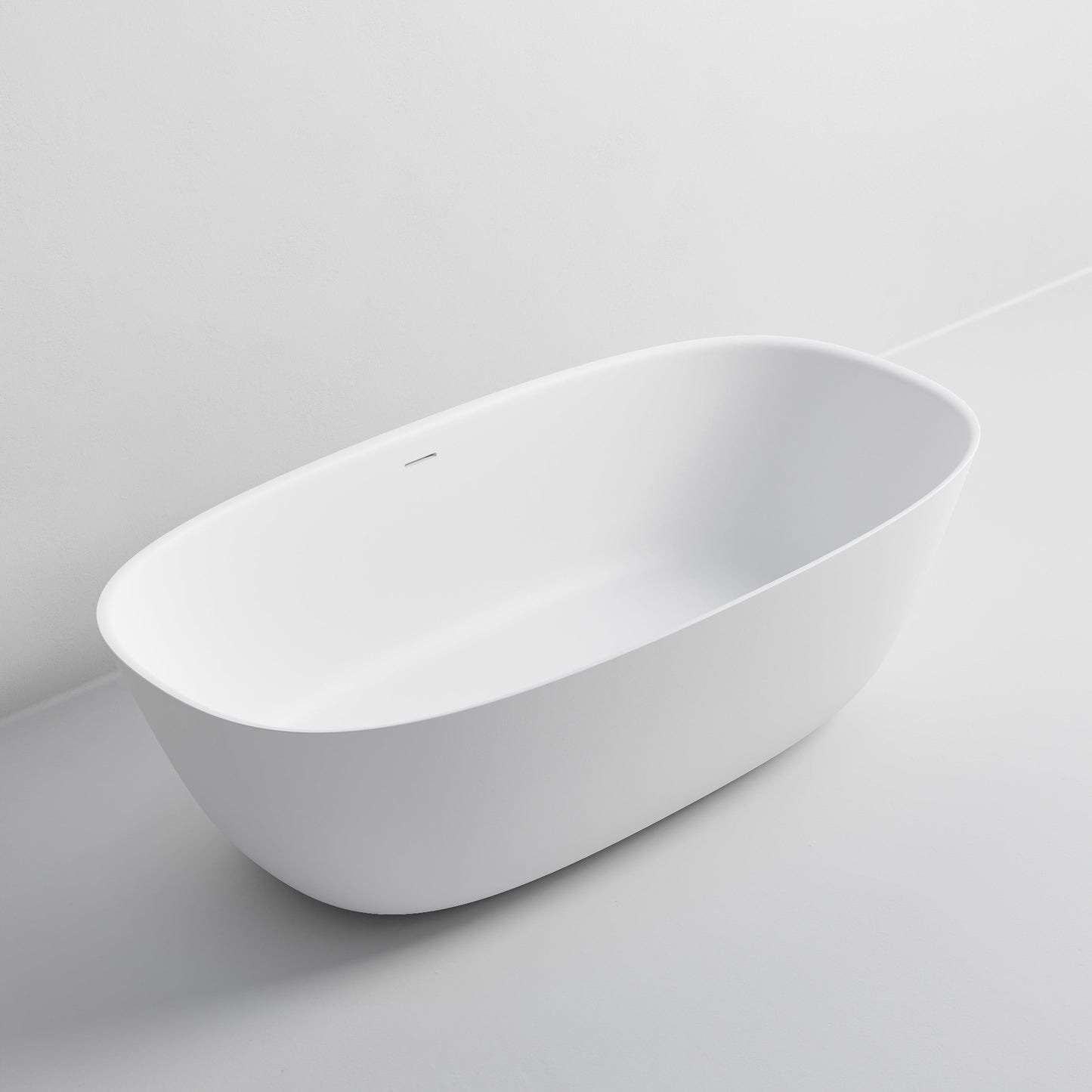 VILLASTONE 1800 FREESTANDING BATH MATTE WHITE