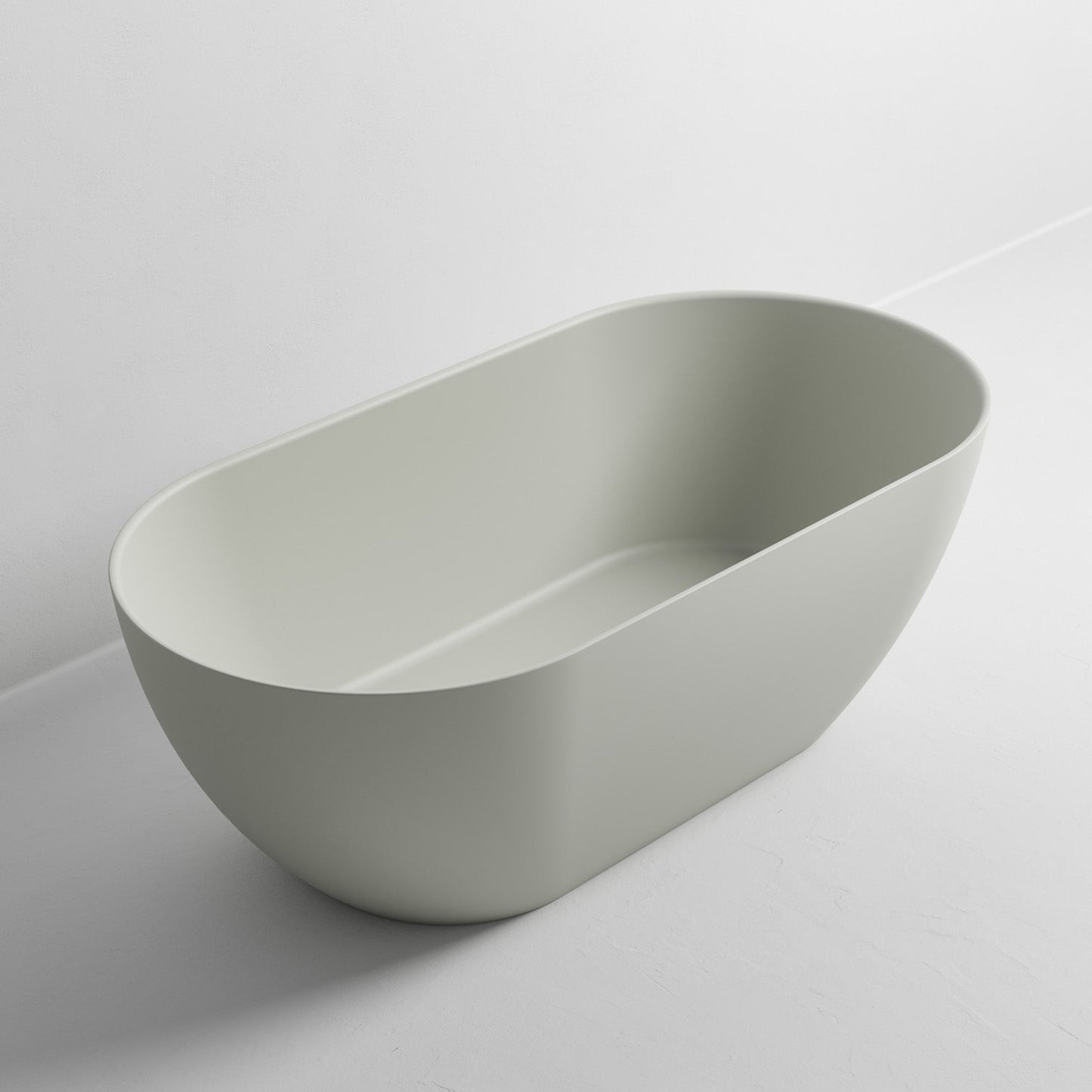 VILLASTONE 1700 FREESTANDING BATH LIGHT GREY