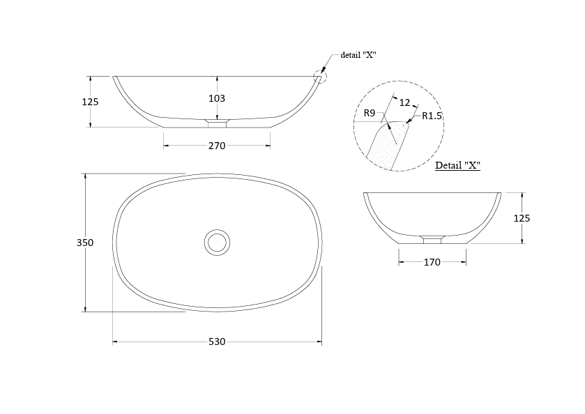 CODE CERVO 530 VILLASTONE VANITY BASIN RANGE WHOLESALE