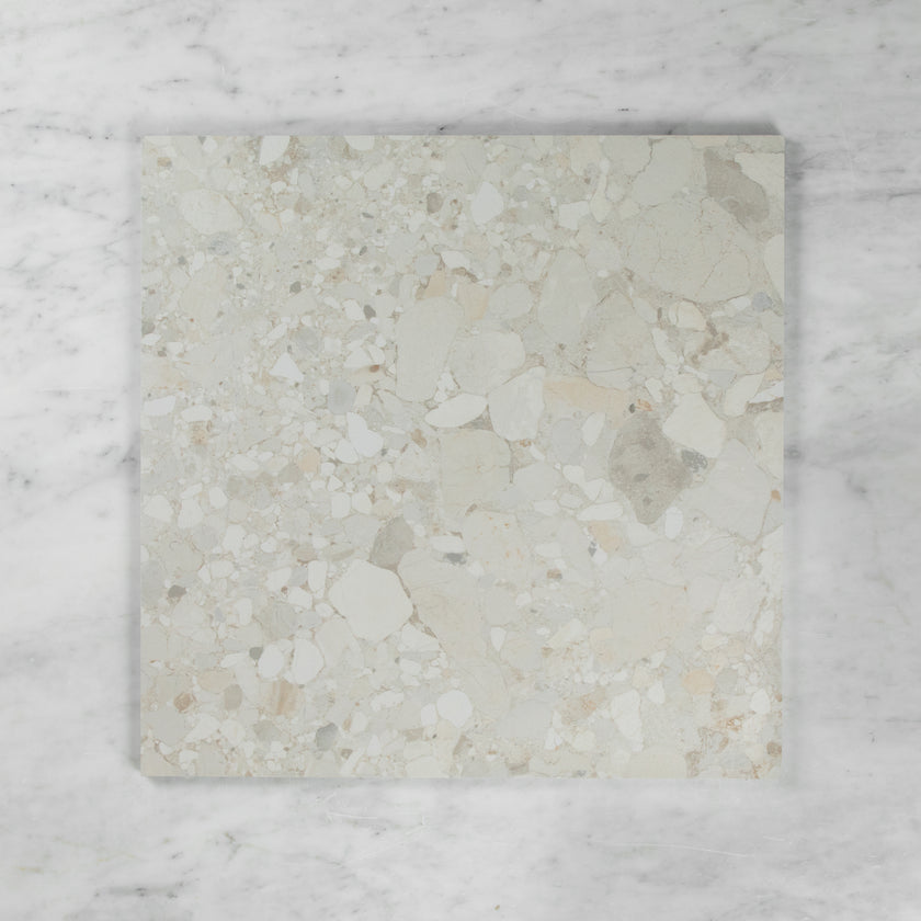 HERITAGE COBBLES IVORY MATTE TILE 600×600