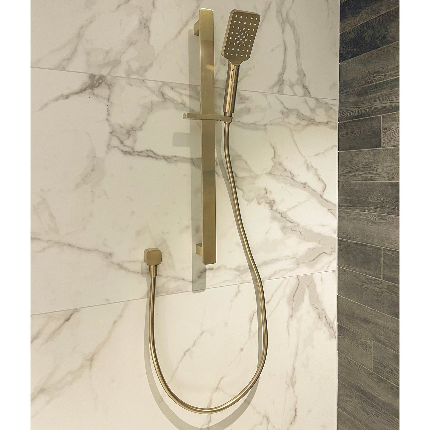 PURE SQUARE LUXURY ADJUSTABLE SLIDE SHOWERS