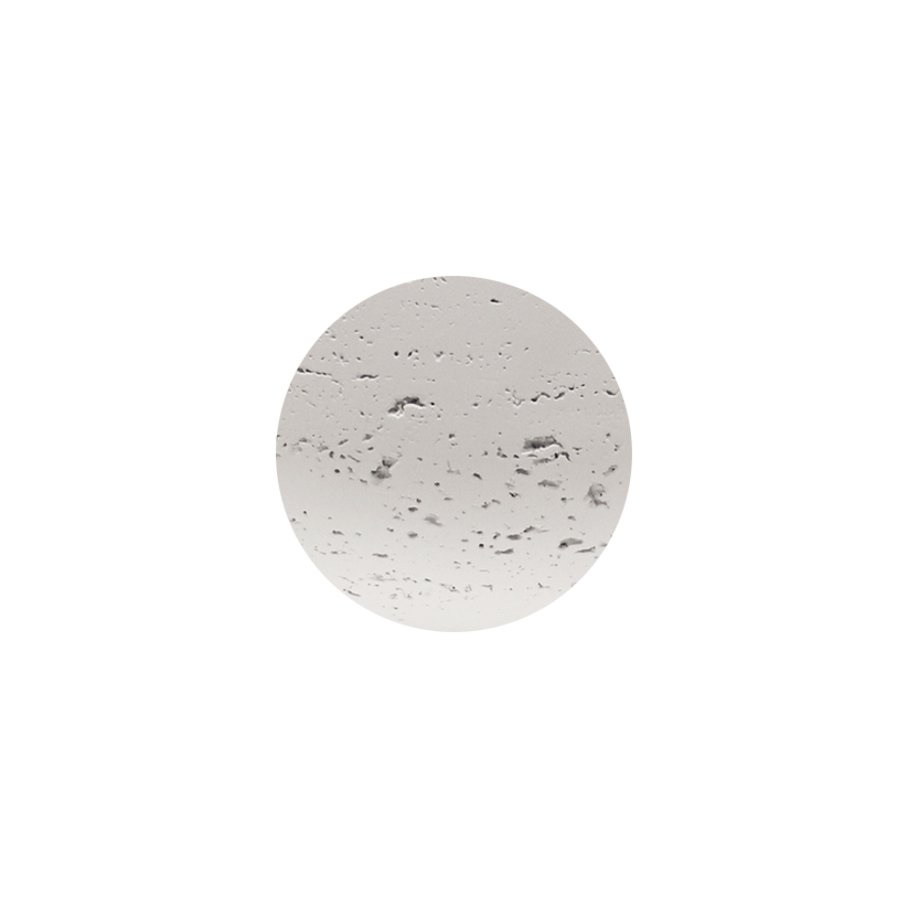 ROUND WHITE CONCRETE BATHROOM BASIN