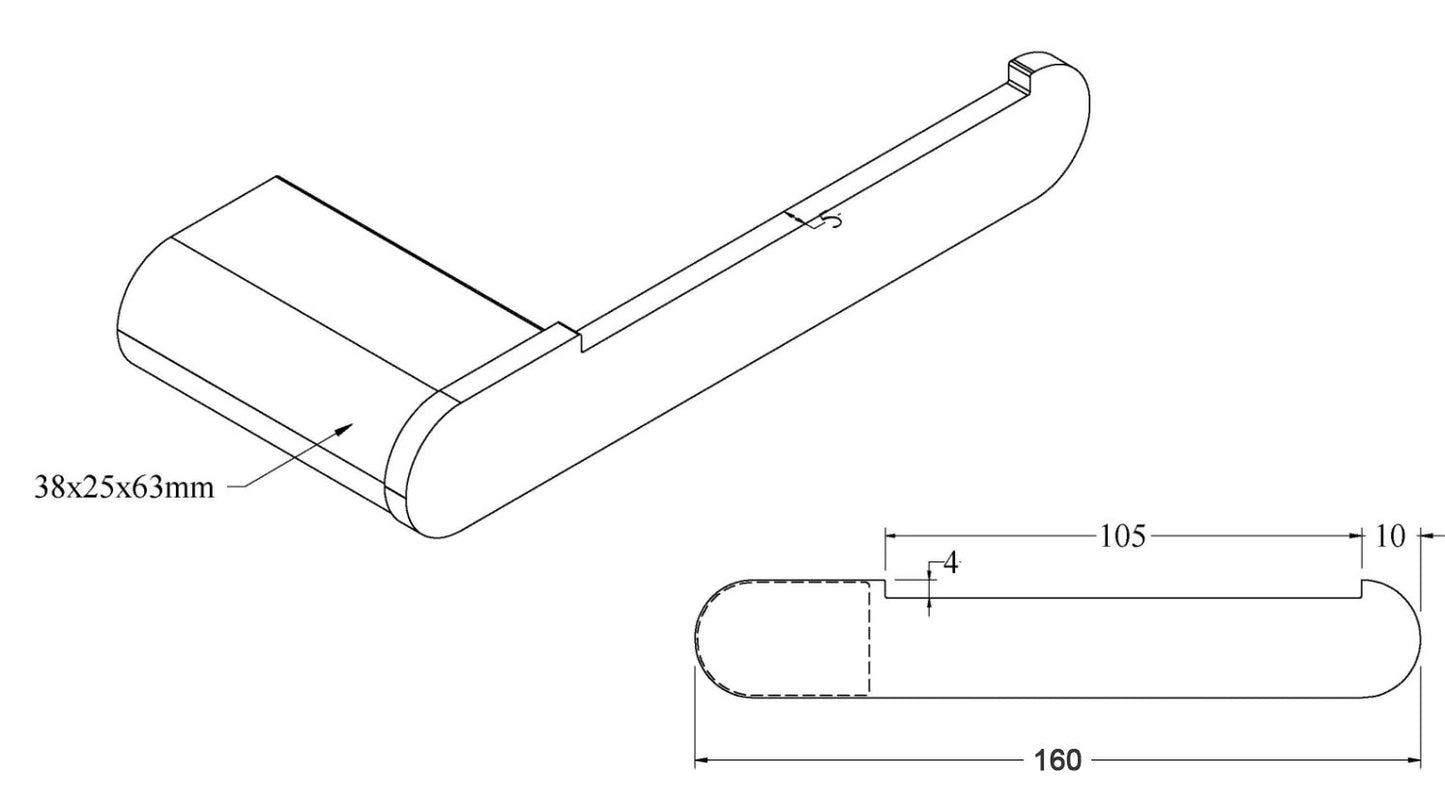 CODE FLOW TOILET ROLL HOLDERS