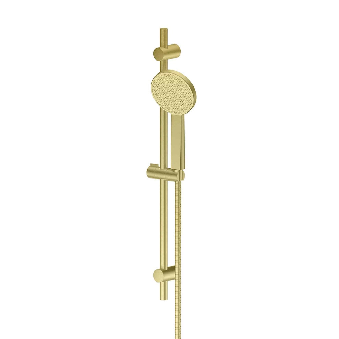 GLIDE RAINBOOST ADJUSTABLE RAIL SHOWER BRUSHED BRASS