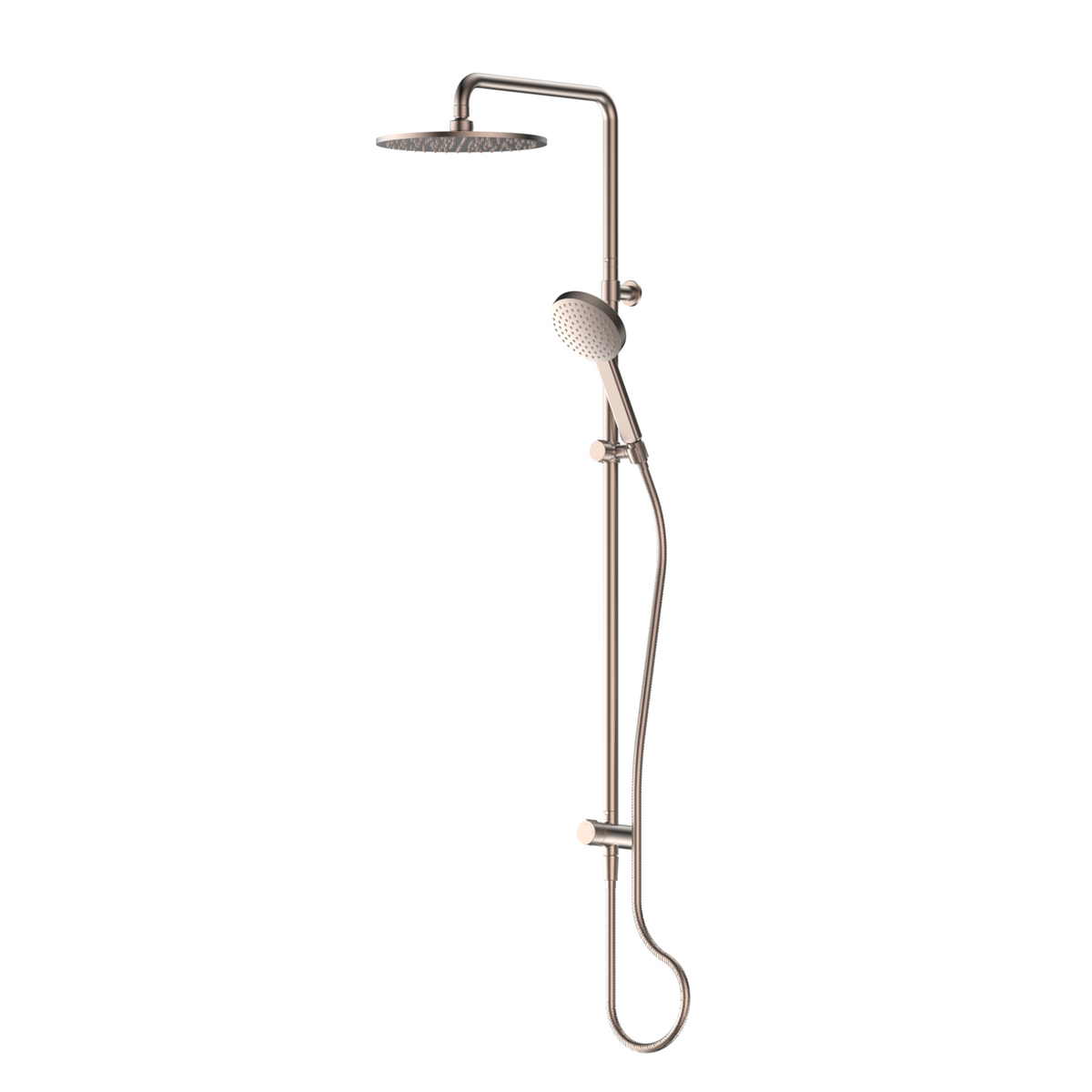 GREENS LAVISH BRASS TWIN RAIL SHOWER