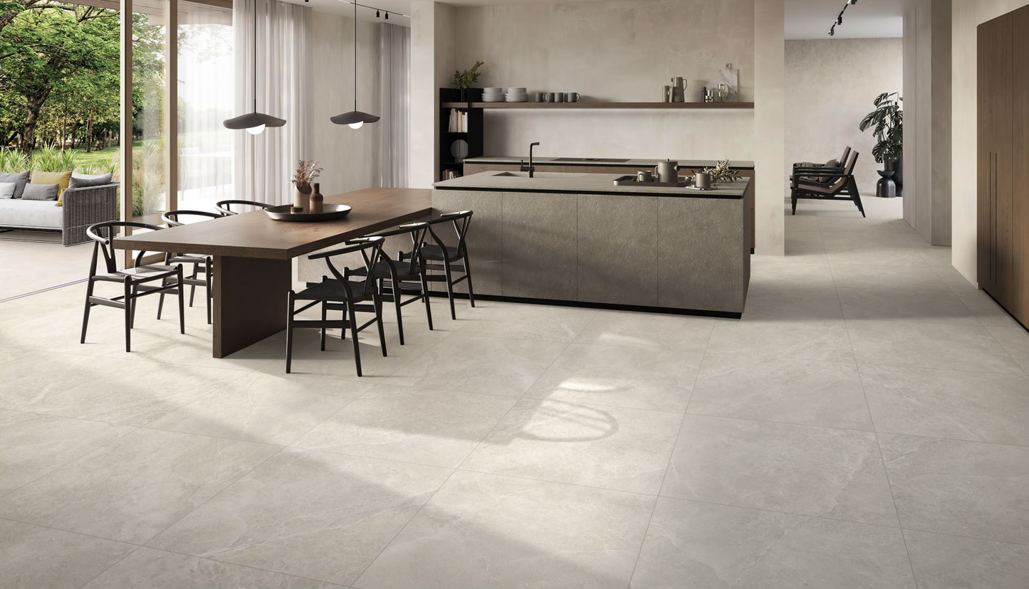 JANE BEIGE SATIN TILE 600x600