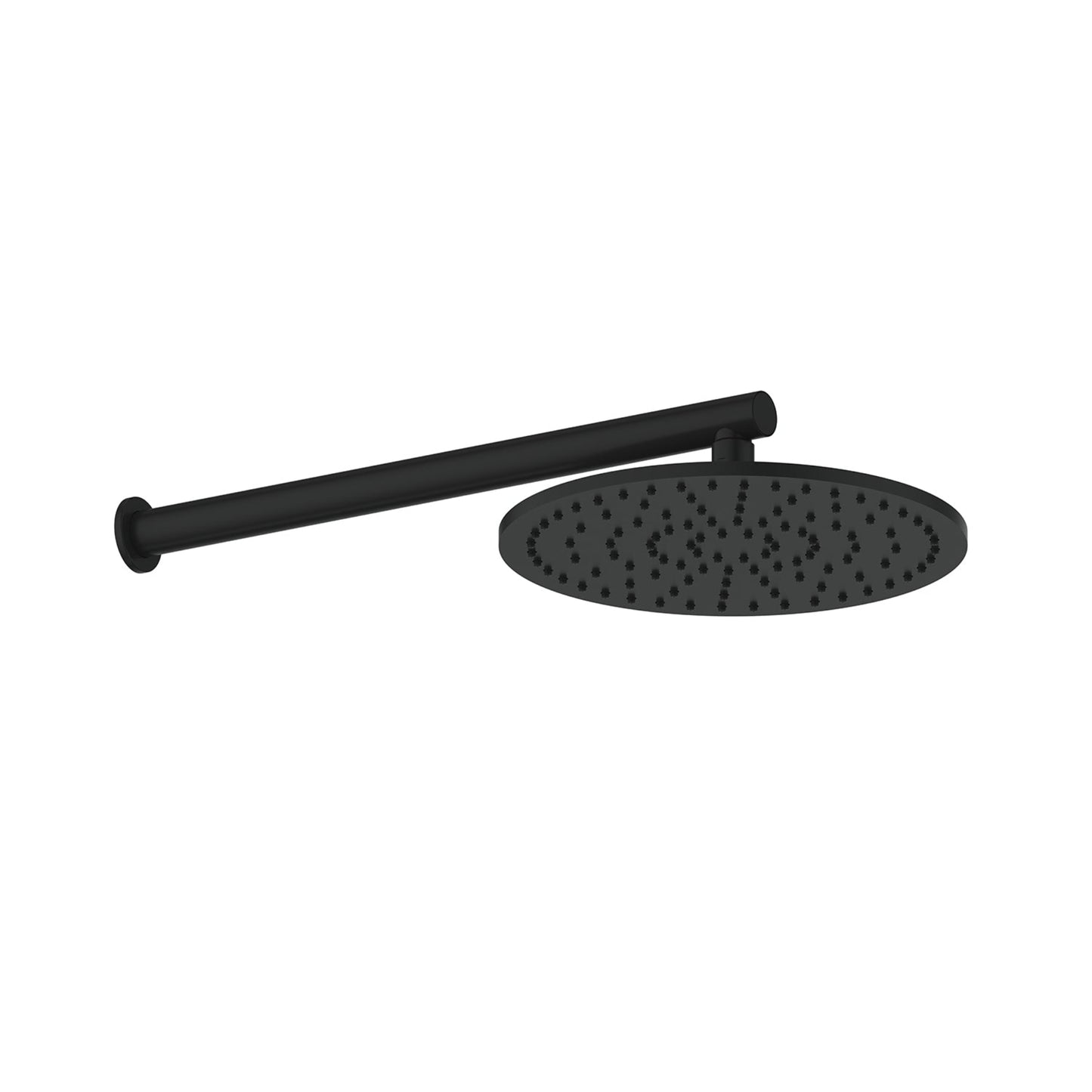 LAVISH BRASS WALL SHOWER MATTE BLACK