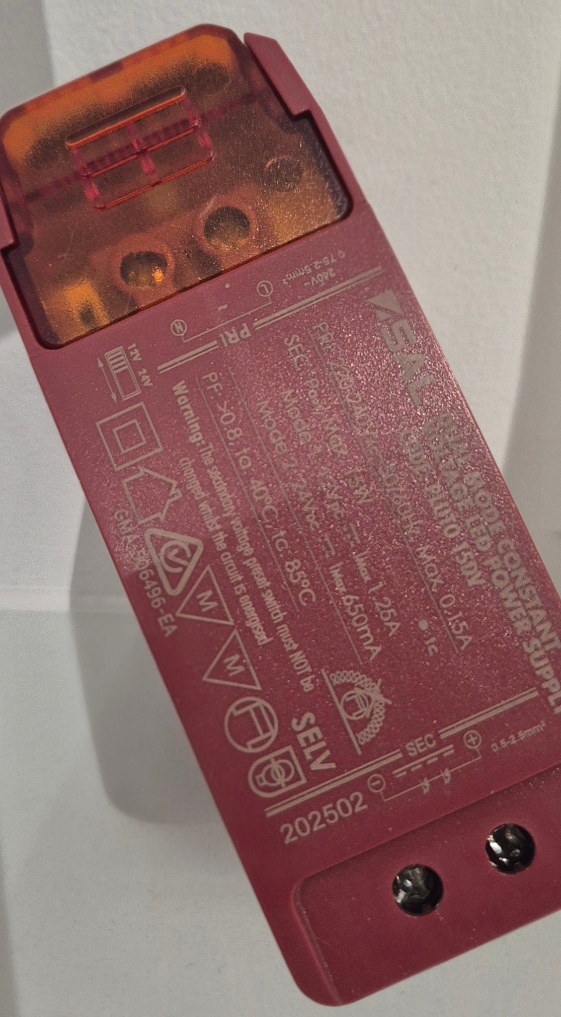 12/24 VOLT LED DRIVER 15W