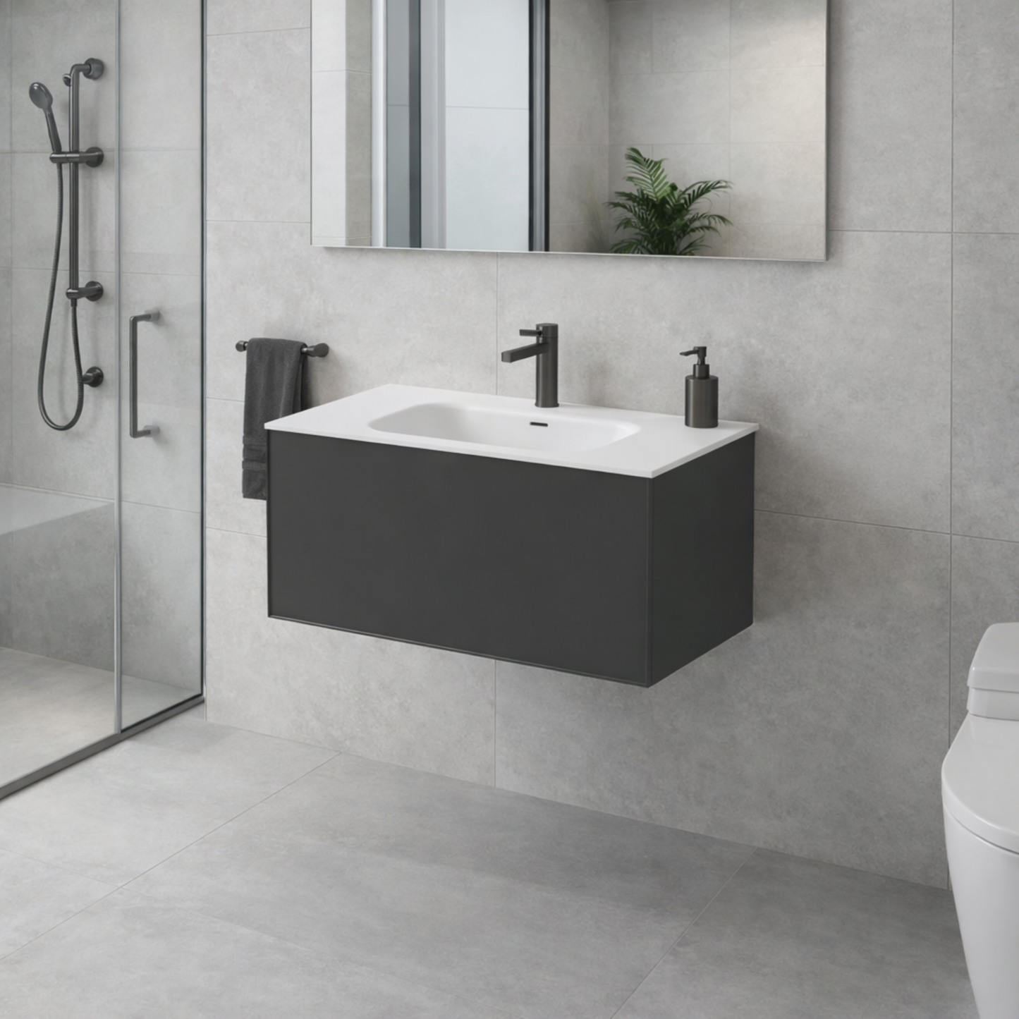 LINEARE 1000 AXEL SINGLE DRAW VANITY RANGE