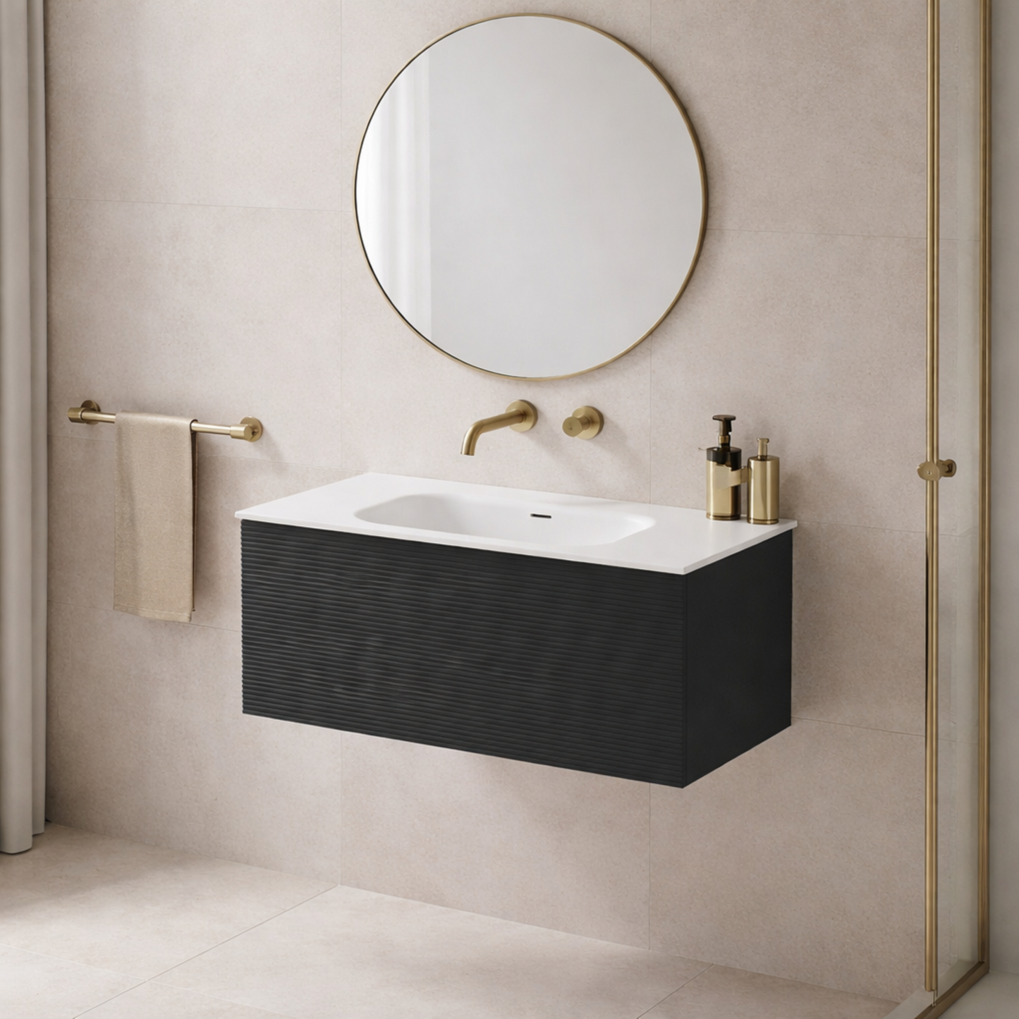 LINEARE 1000 ORCHARD SINGLE DRAW VANITY RANGE