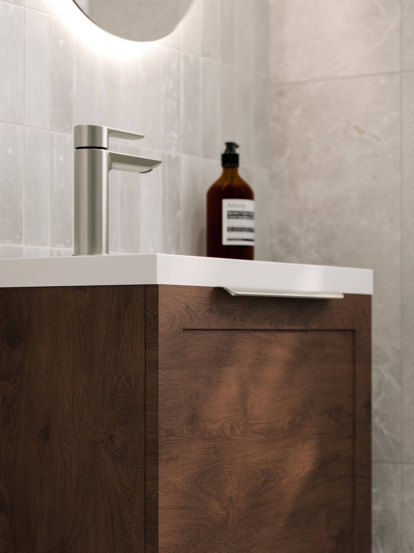 LINEARE 450 LOFT FLOORSTANDING VANITY - LEFT HINGE