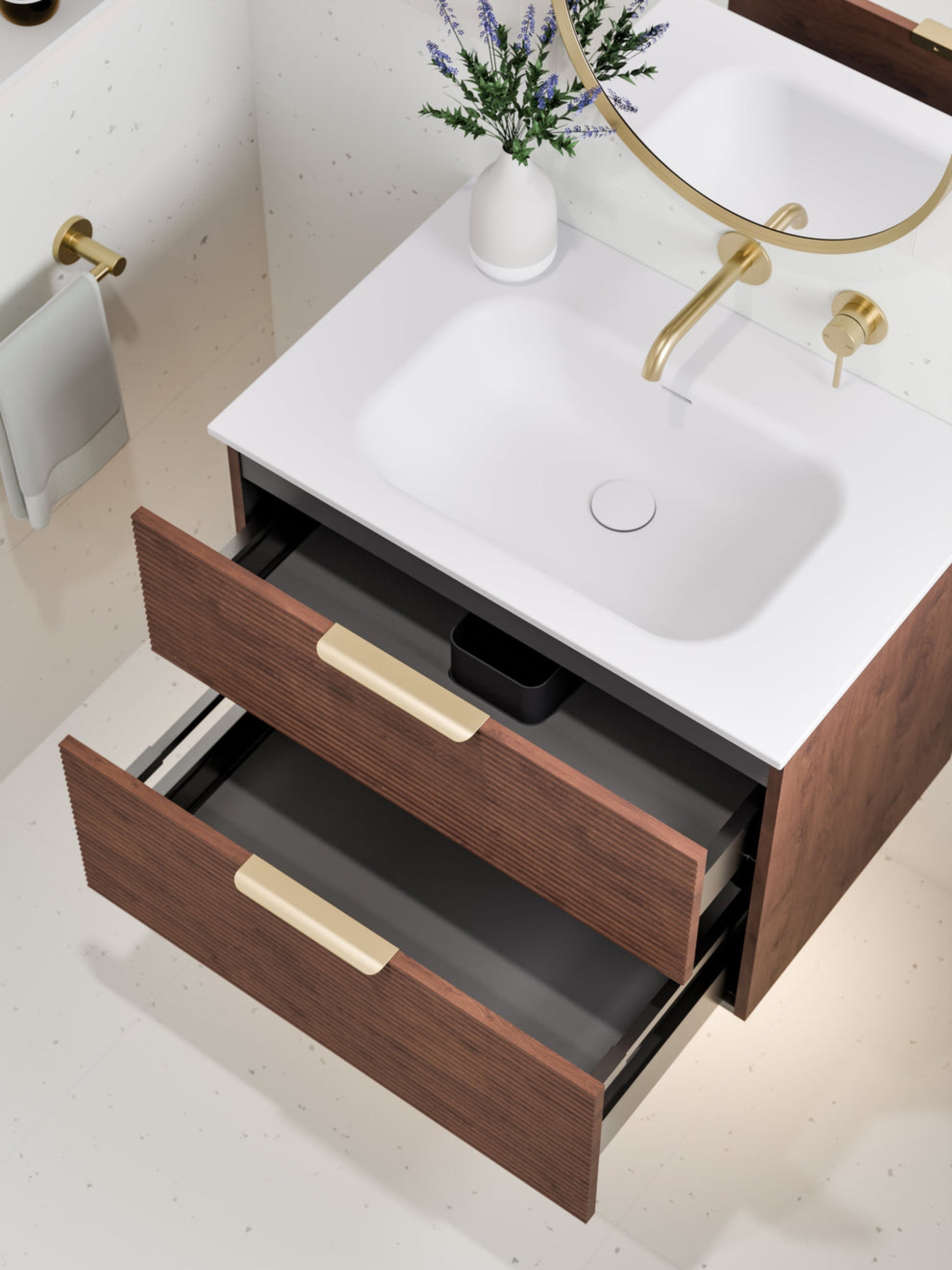 LINEARE 750 ORCHARD DOUBLE DRAWER VANITY