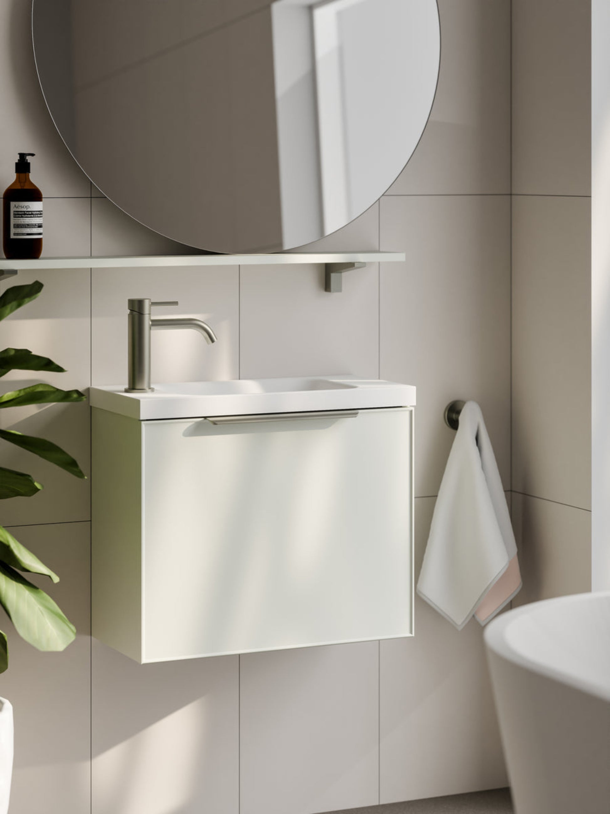 LINEARE AXEL 550 BATHROOM VANITY MATTE WHITE