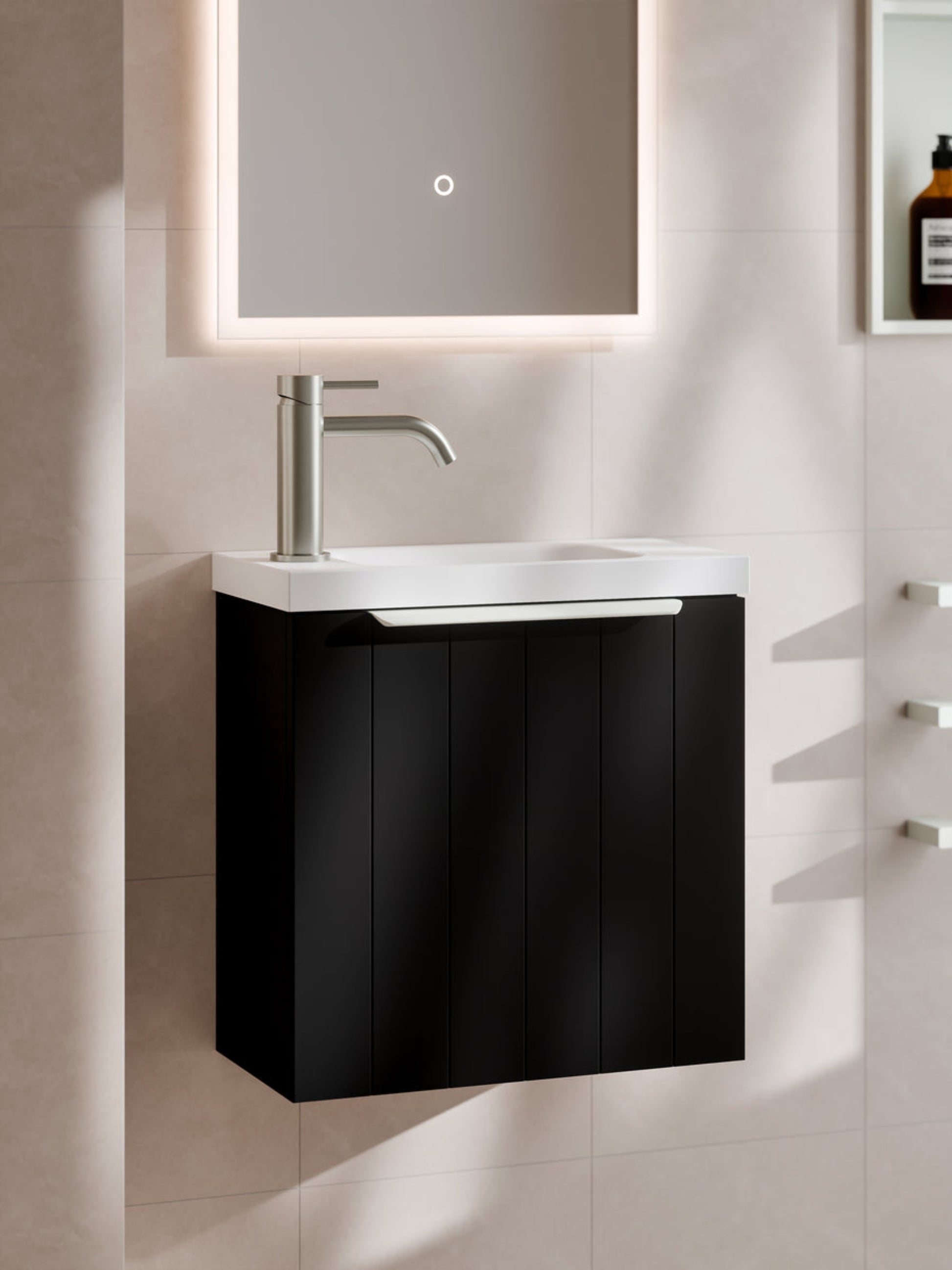 LINEARE COASTAL 450 BATHROOM VANITY MATTE BLACK