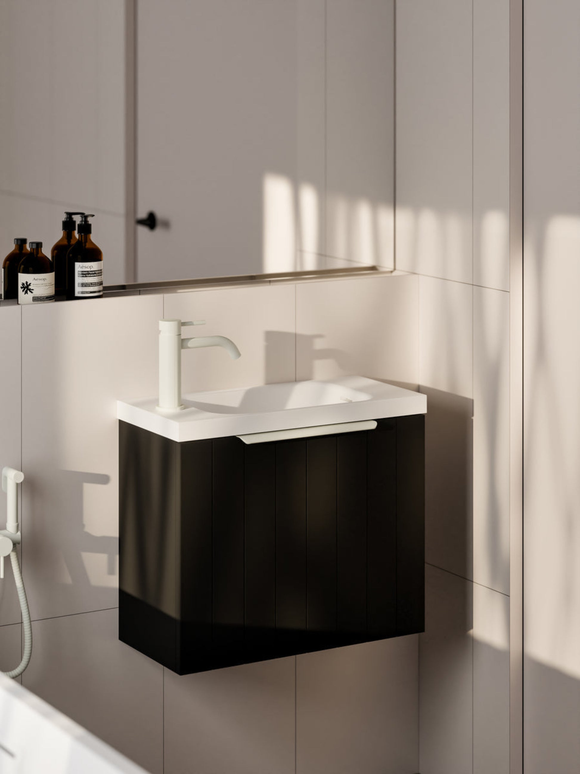 LINEARE COASTAL 550 BATHROOM VANITY MATTE BLACK