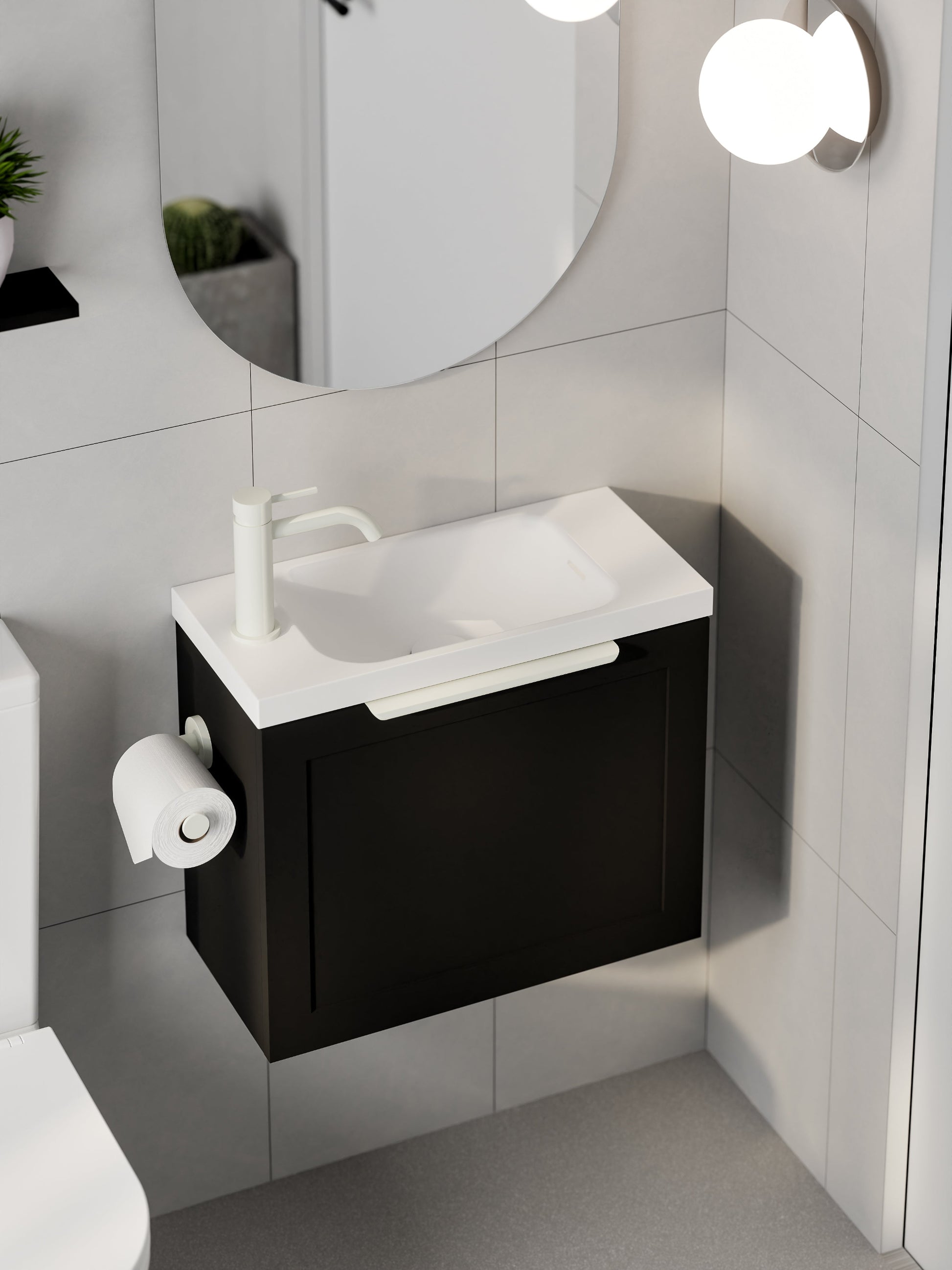 LINEARE LOFT 550 BATHROOM VANITY MATTE BLACK