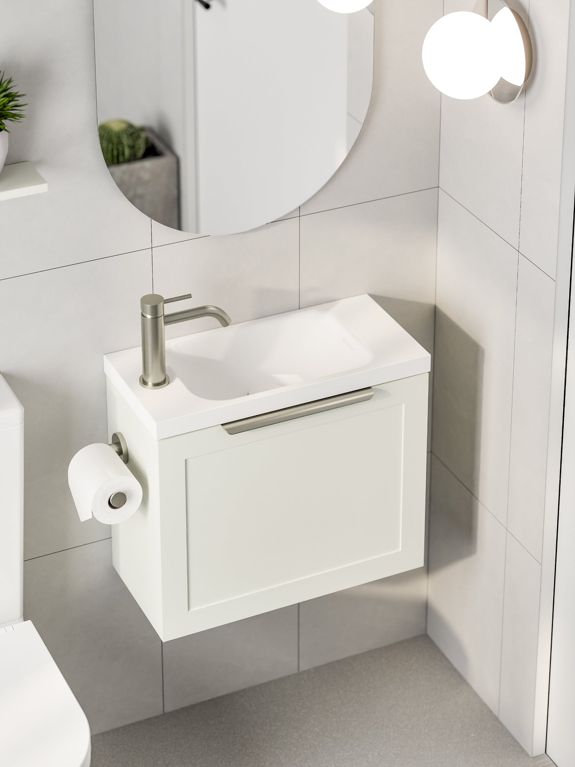 LINEARE LOFT 550 BATHROOM VANITY MATTE WHITE