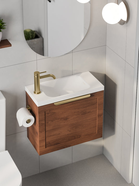 LINEARE LOFT 550 BATHROOM VANITY WALNUT