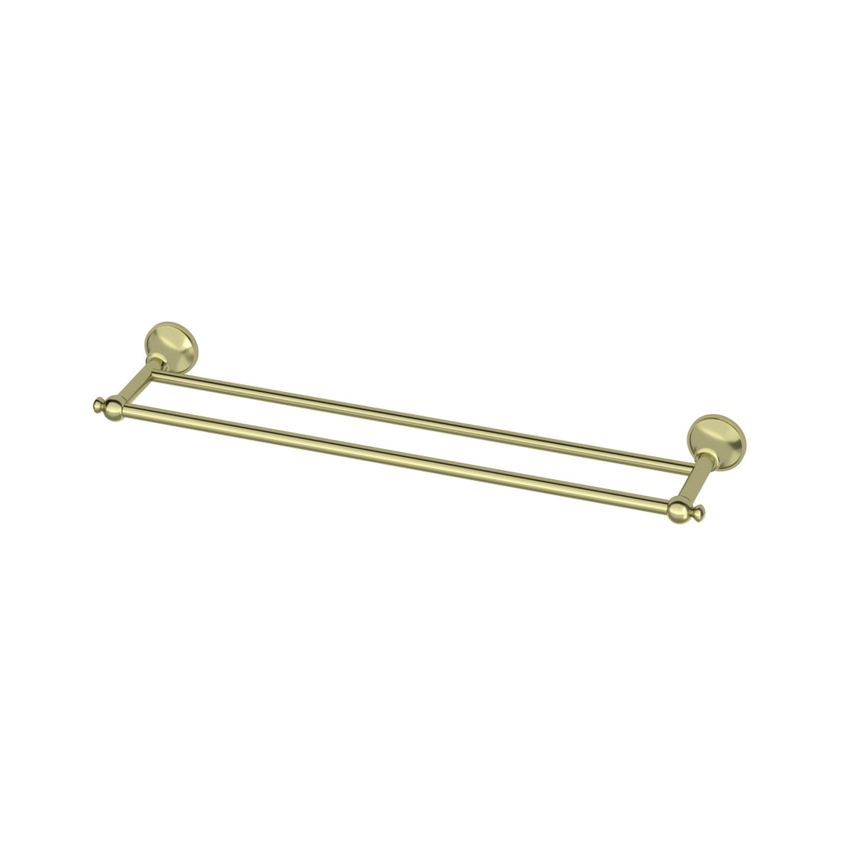 LINKWARE AUGUSTINE DOUBLE TOWEL RAIL BRUSHED GOLD