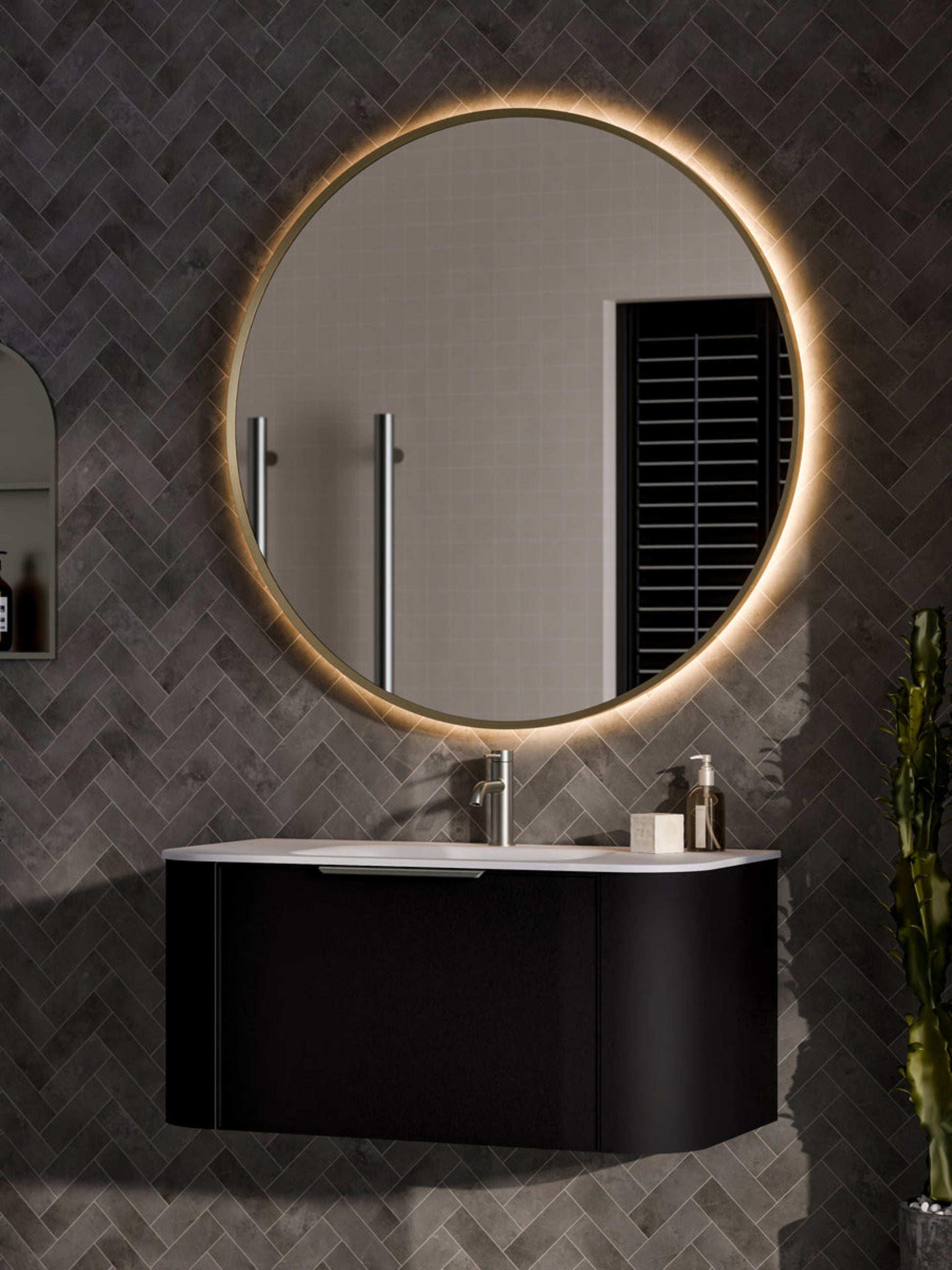 NATURE 1000 AXEL BATHROOM VANITY MATTE BLACK