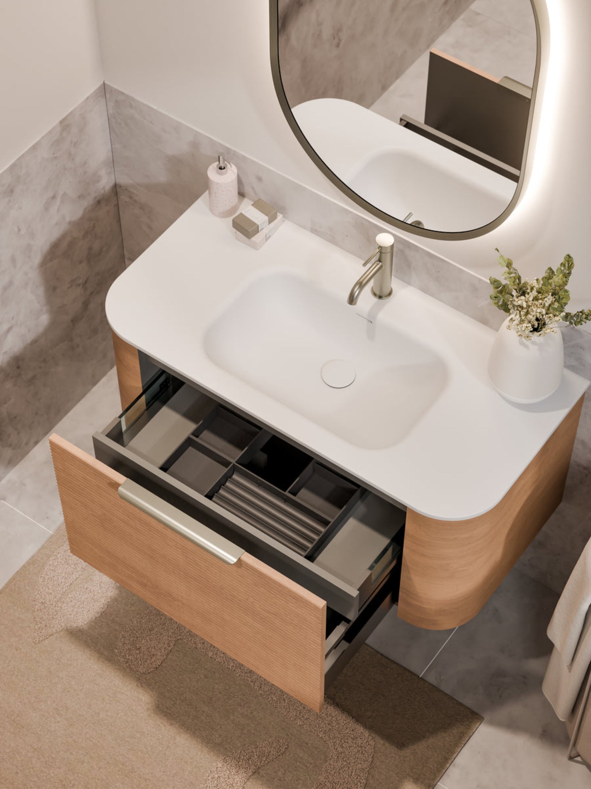 NATURE 1000 ORCHARD BATHROOM VANITY DEVON OADK