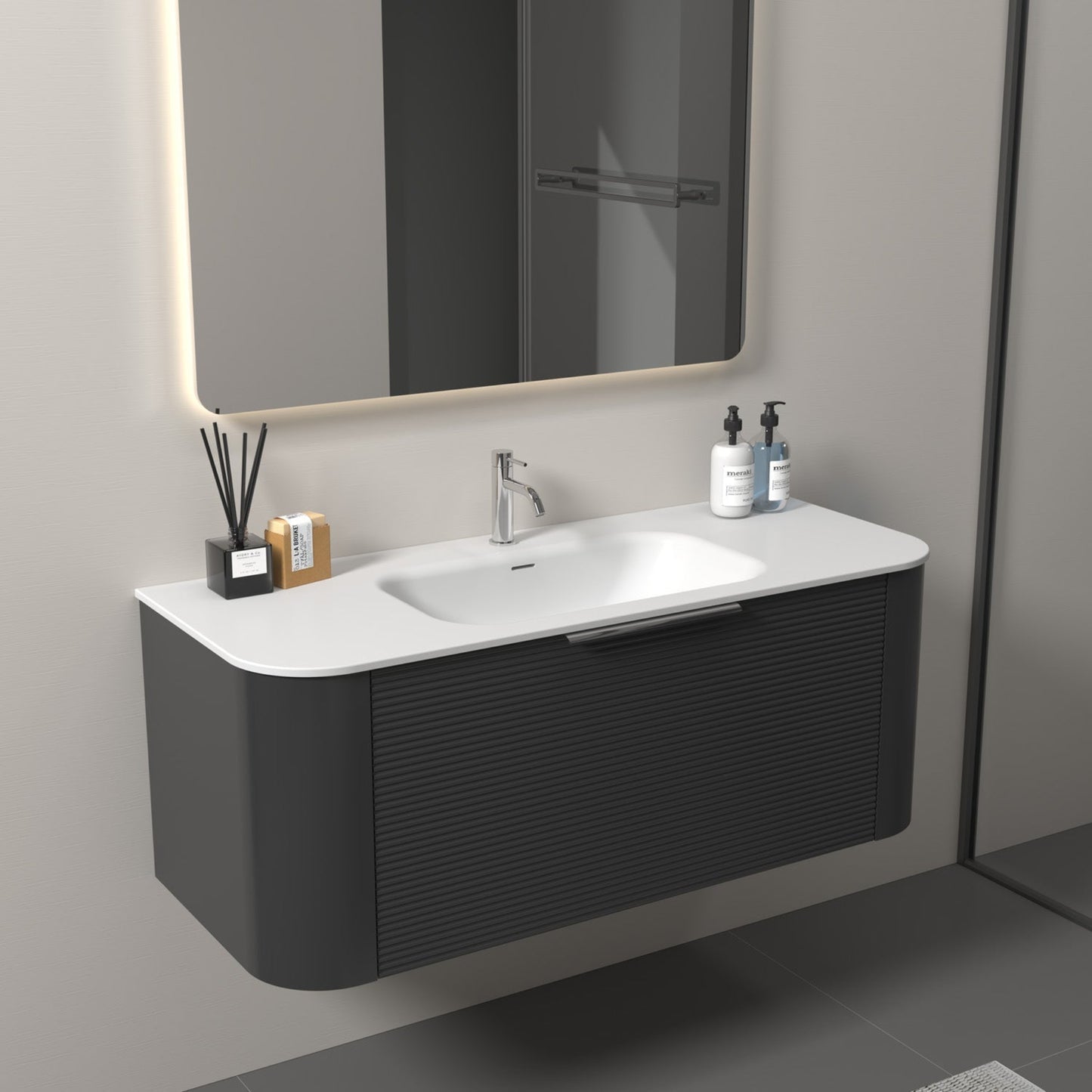 NATURE 1200 ORCHARD BATHROOM VANITY MATTE BLACK