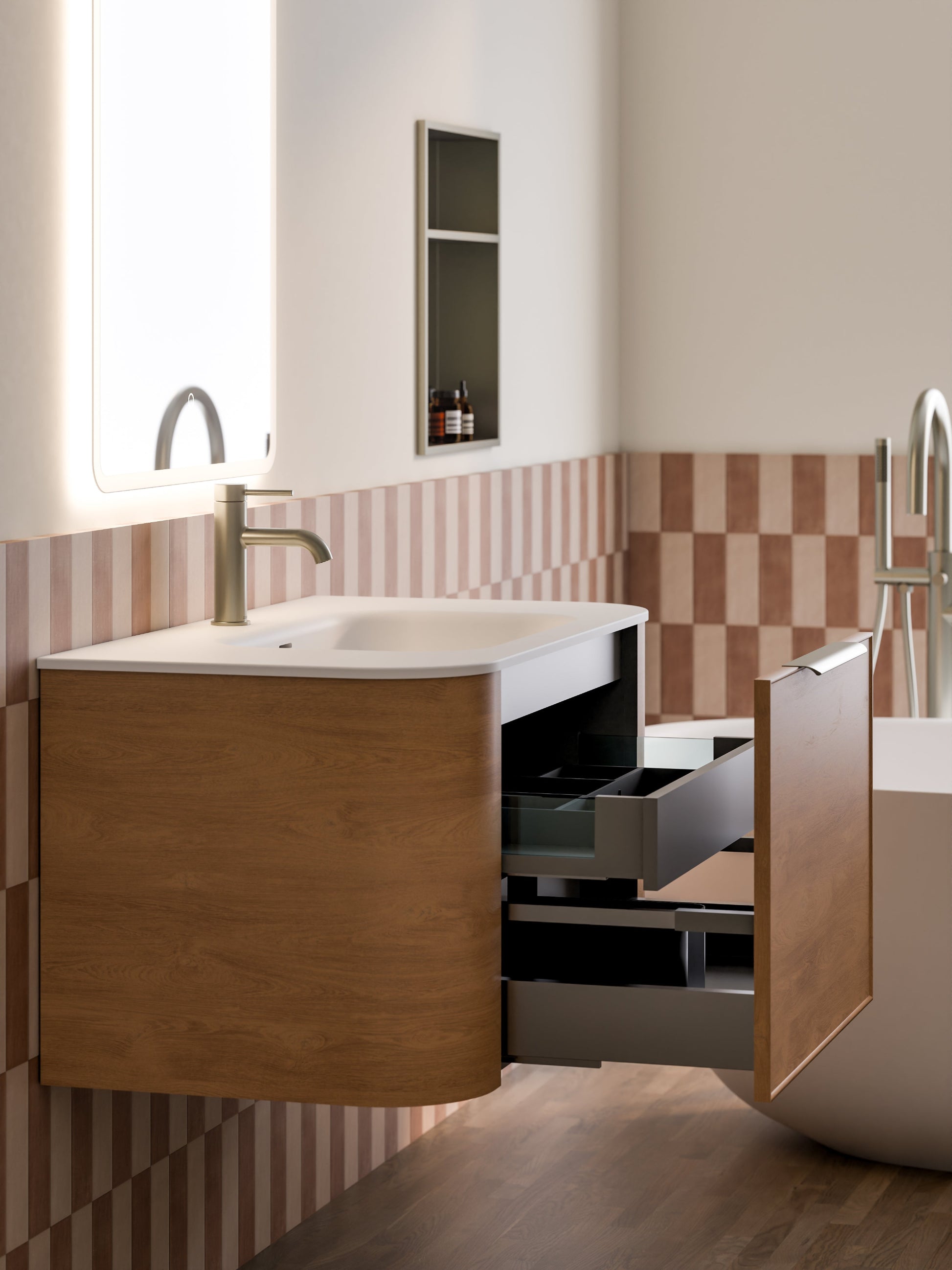 NATURE 900 AXEL BATHROOM VANITY DEVON OAK