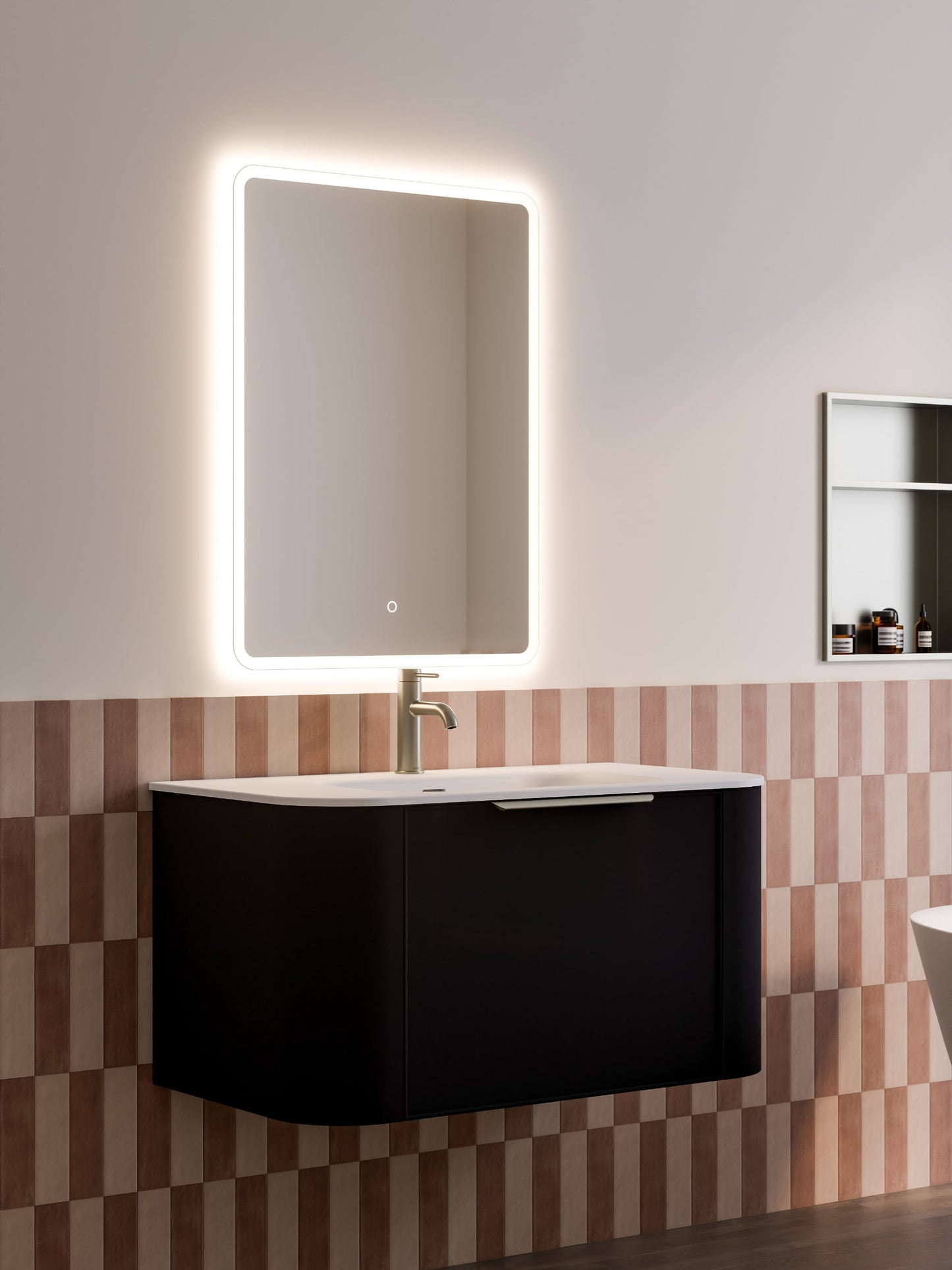 NATURE 900 AXEL BATHROOM VANITY MATTE BLACK