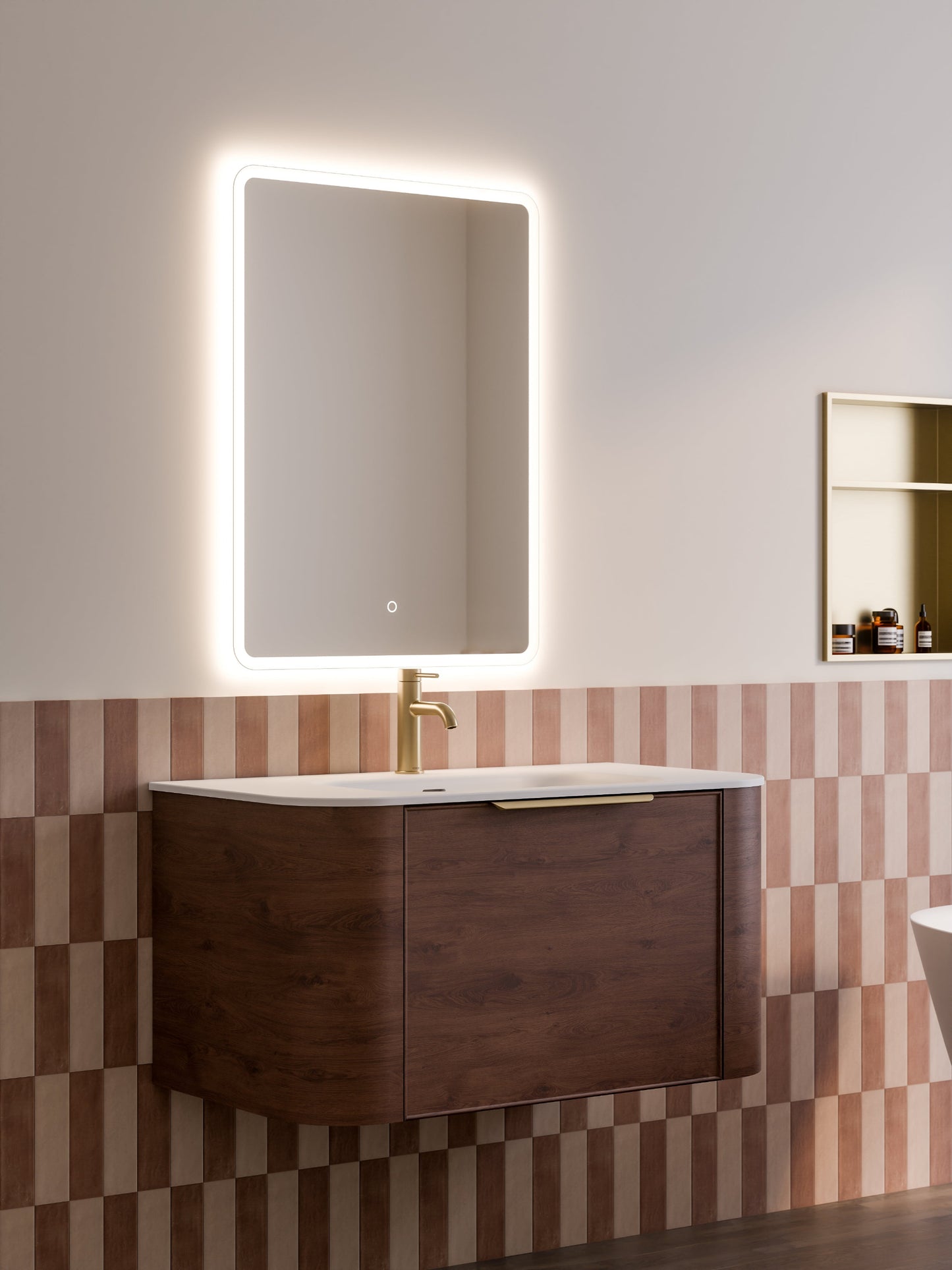 NATURE 900 AXEL BATHROOM VANITY WALNUT