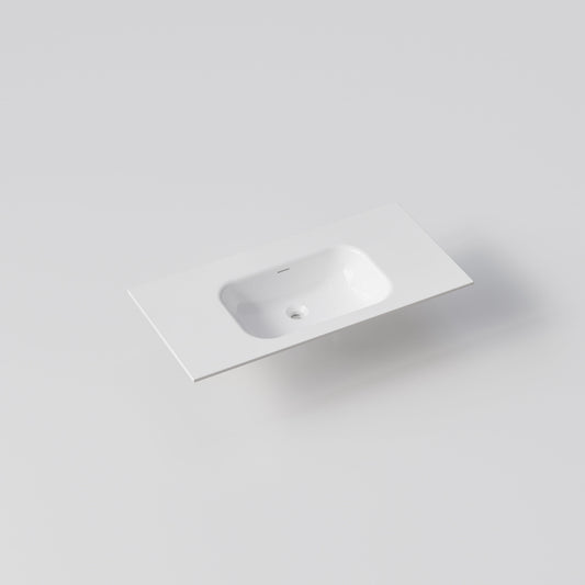 NAVARRA 1000 VANITY SINK TOP GLOSS WHITE